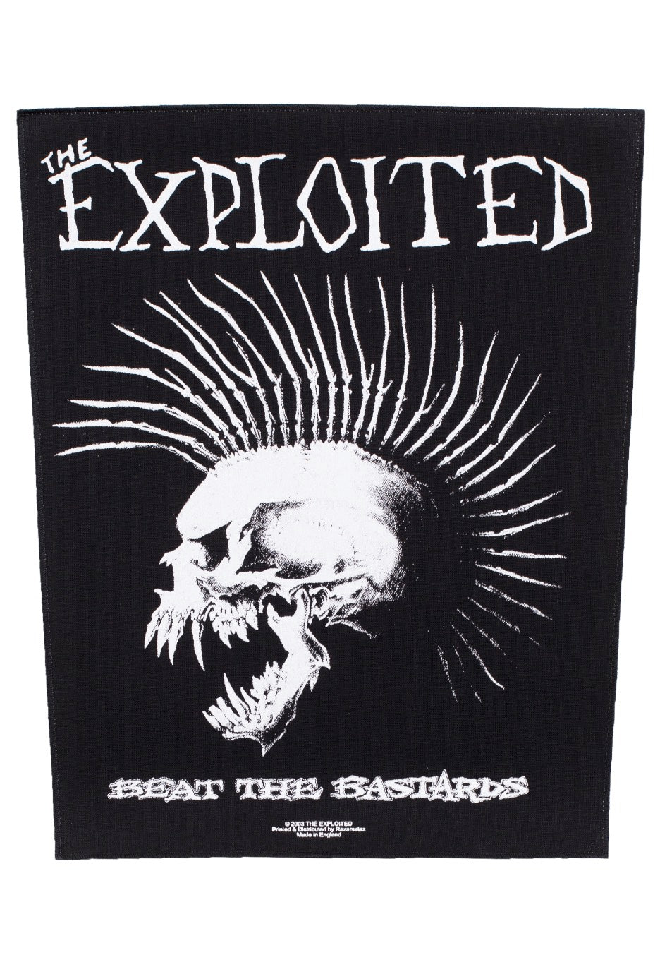 The Exploited - Beat The Bastards - Backpatch