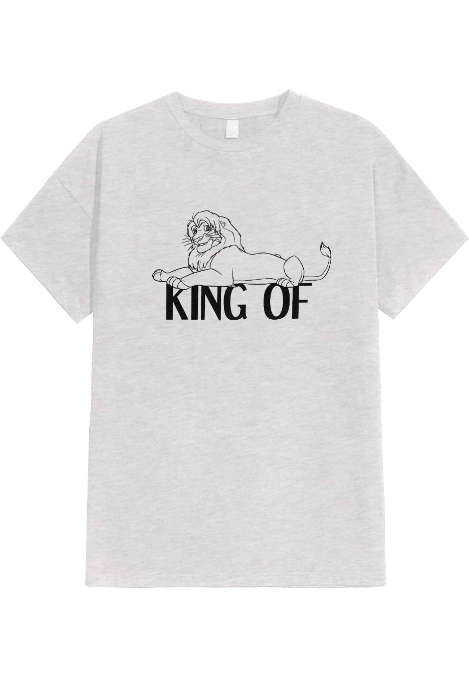 The Lion King - King Of Pride Rock Grey - T-Shirt | Neutral-Image