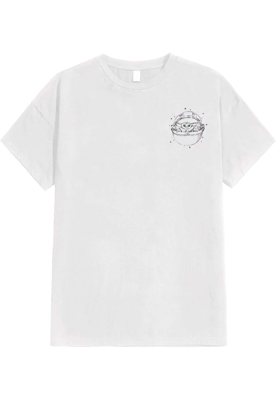 The Mandalorian - Child Star White - T-Shirt | Neutral-Image