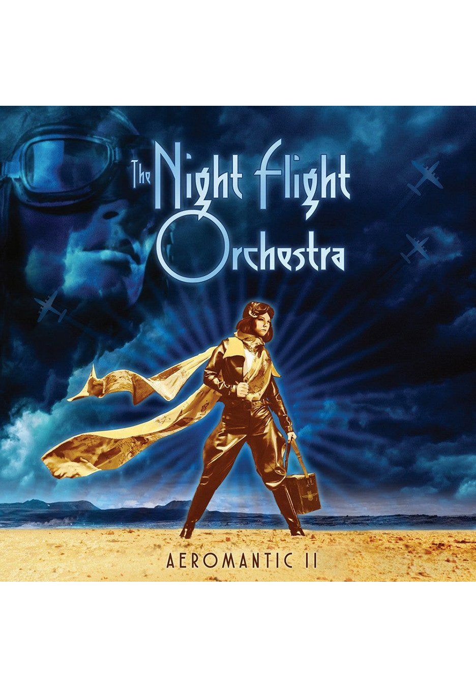 The Night Flight Orchestra - Aeromantic II Yellow/Blue Transparent - Colored 2 Vinyl