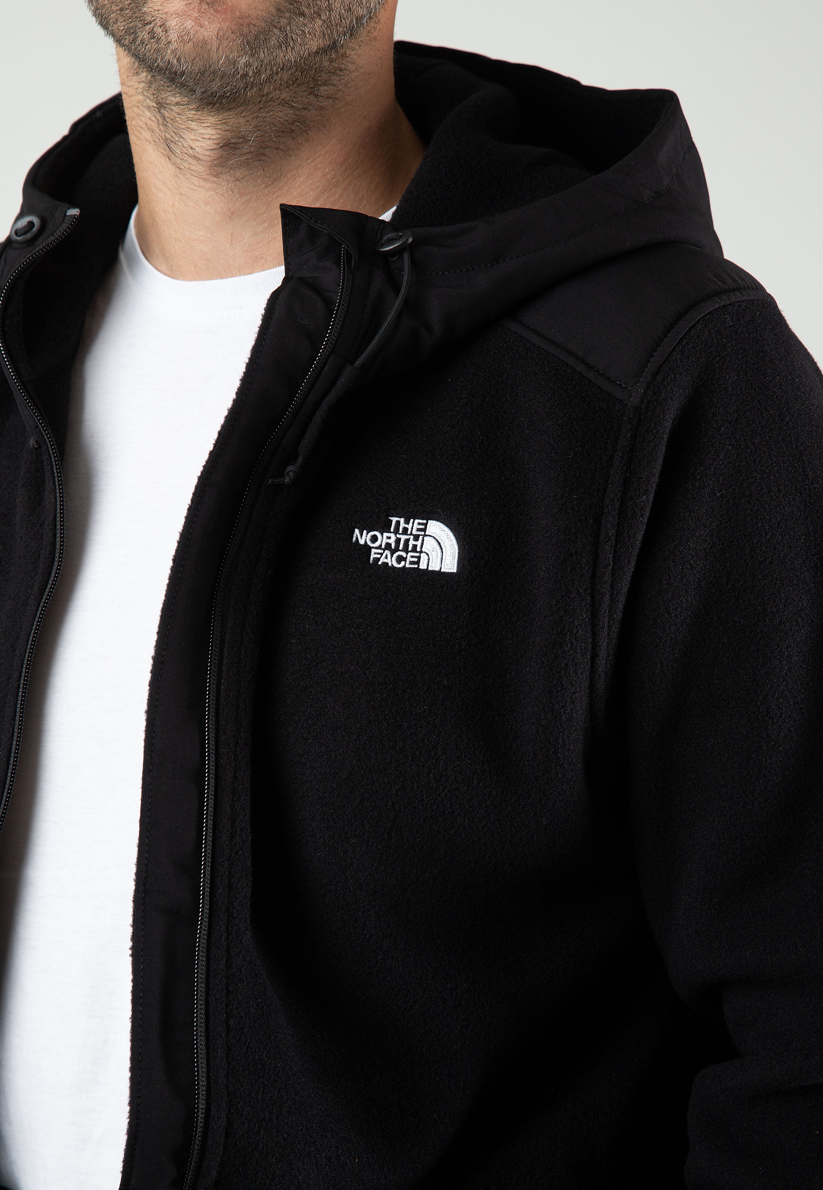 The North Face - Alpine Polartec 200 Hooded Tnf Black/Tnf Black - Jacket | Men-Image