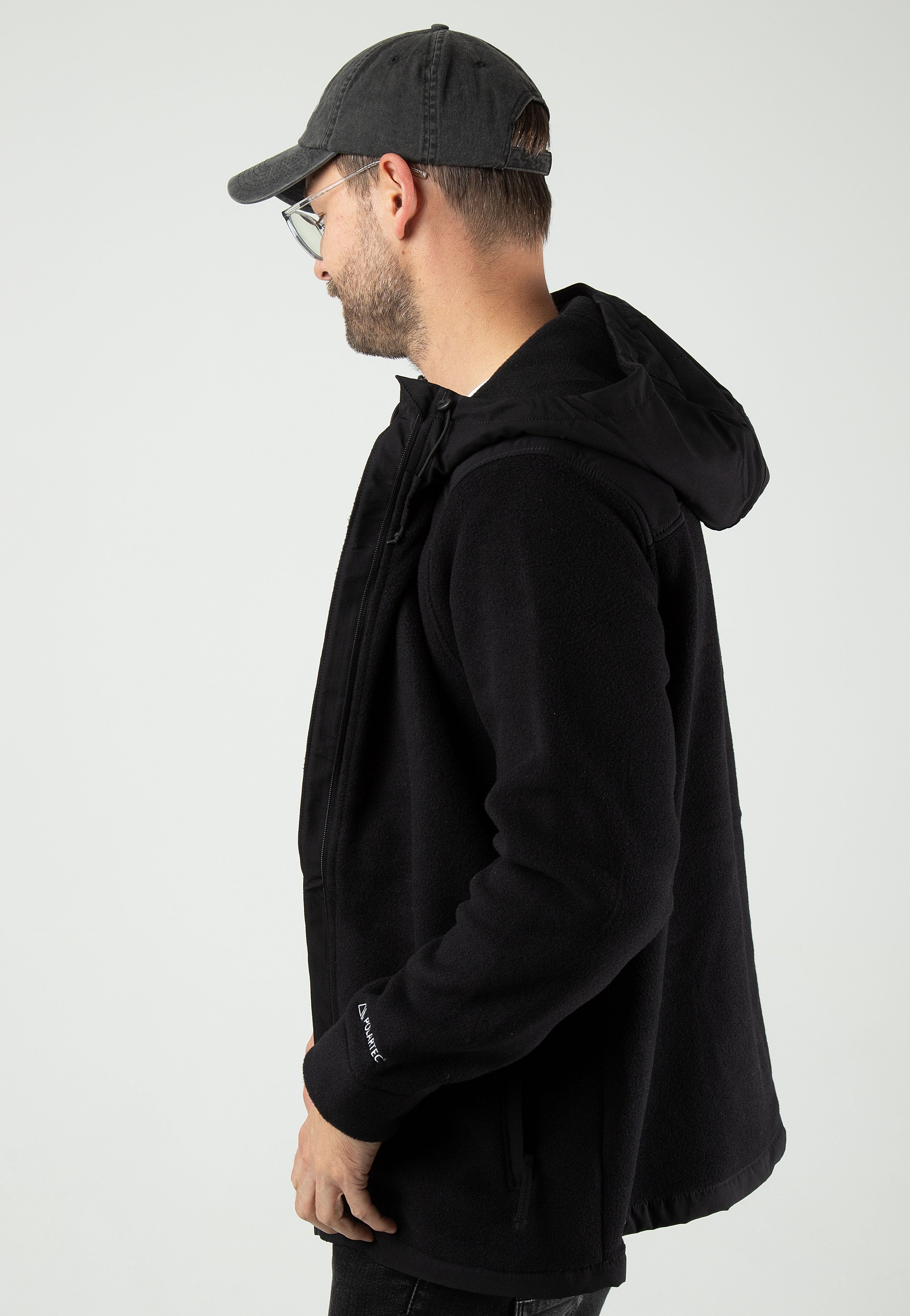 The North Face - Alpine Polartec 200 Hooded Tnf Black/Tnf Black - Jacket | Men-Image