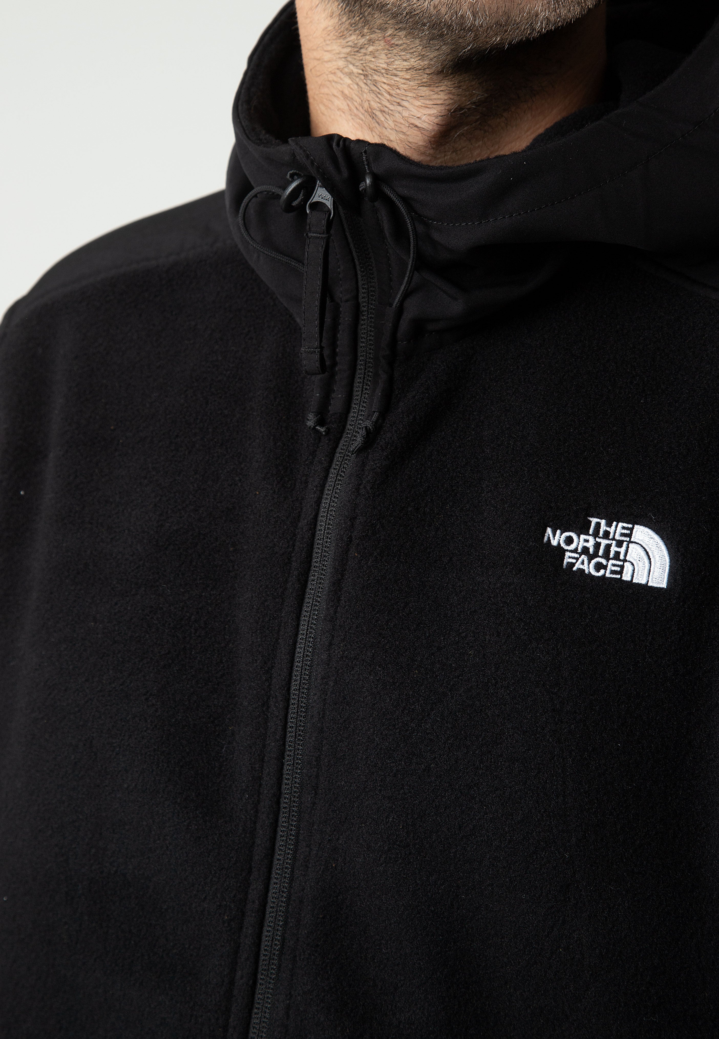 The North Face - Alpine Polartec 200 Hooded Tnf Black/Tnf Black - Jacket | Men-Image
