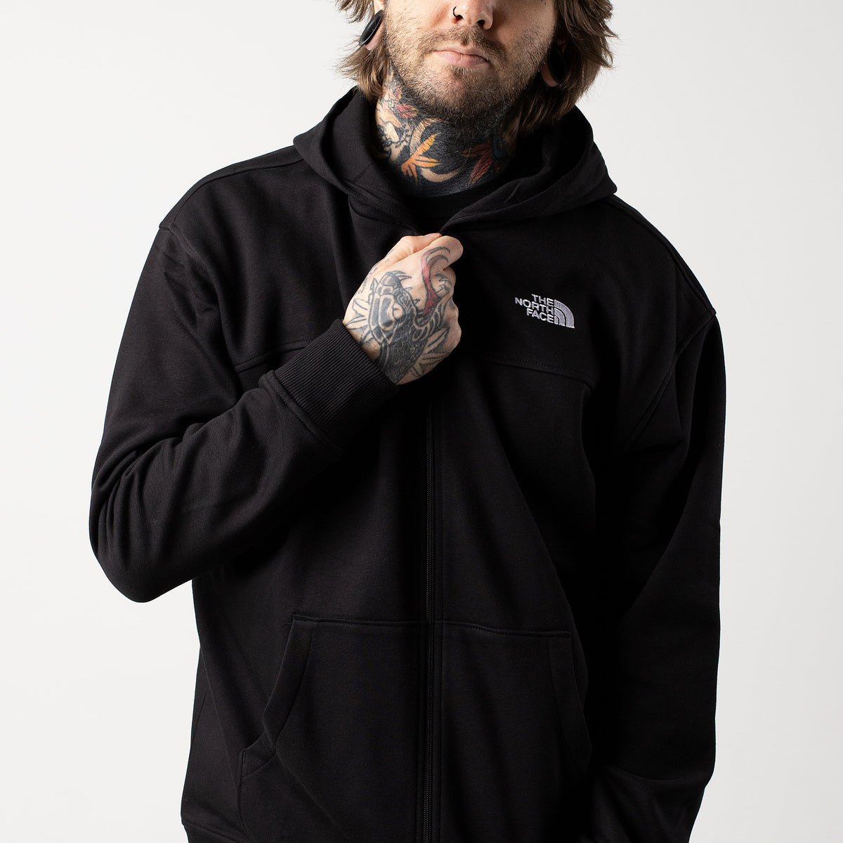 THE NORTH FACE ESSENTIAL HOODZIPUP ブラックM thenorthface_essentialtnfblack