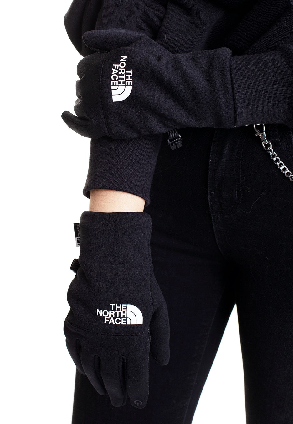 The North Face - Etip Recycled Glove Black/White - Gloves | Neutral-Image