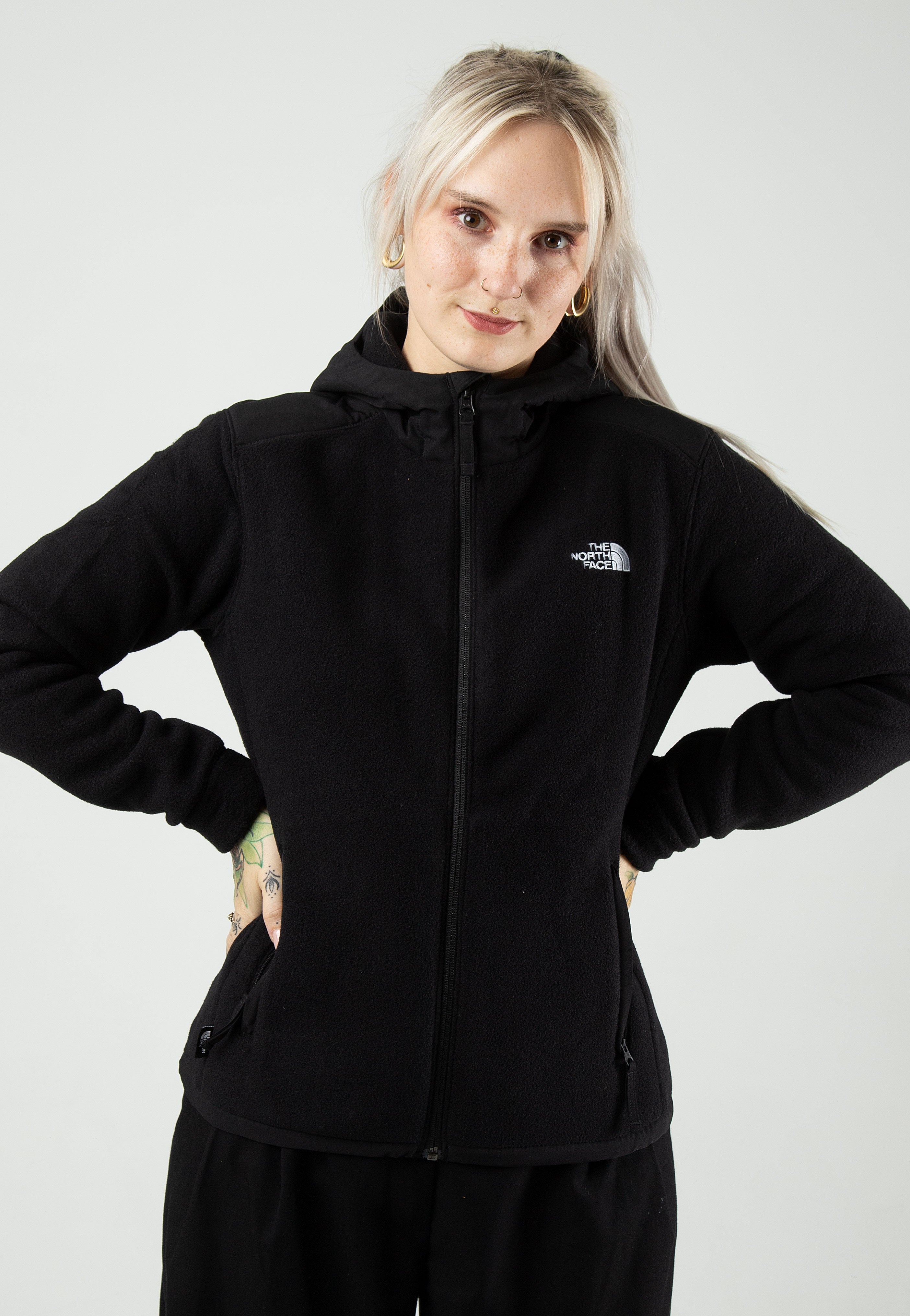 The North Face - Women’s Alpine Polartec 200 Hooded Tnf Black - Jacket | Women-Image