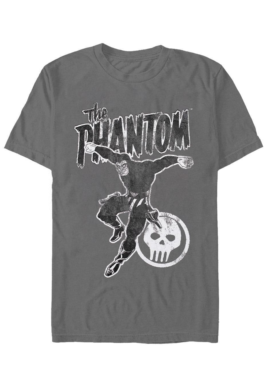 The Phantom - Jump Distressed Grey - T-Shirt | Neutral-Image