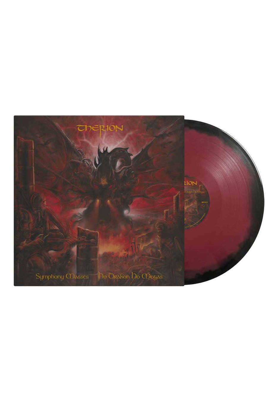 Therion - Symphony Masses: Ho Drakon Ho Megas Rerelease Red - Colored Vinyl