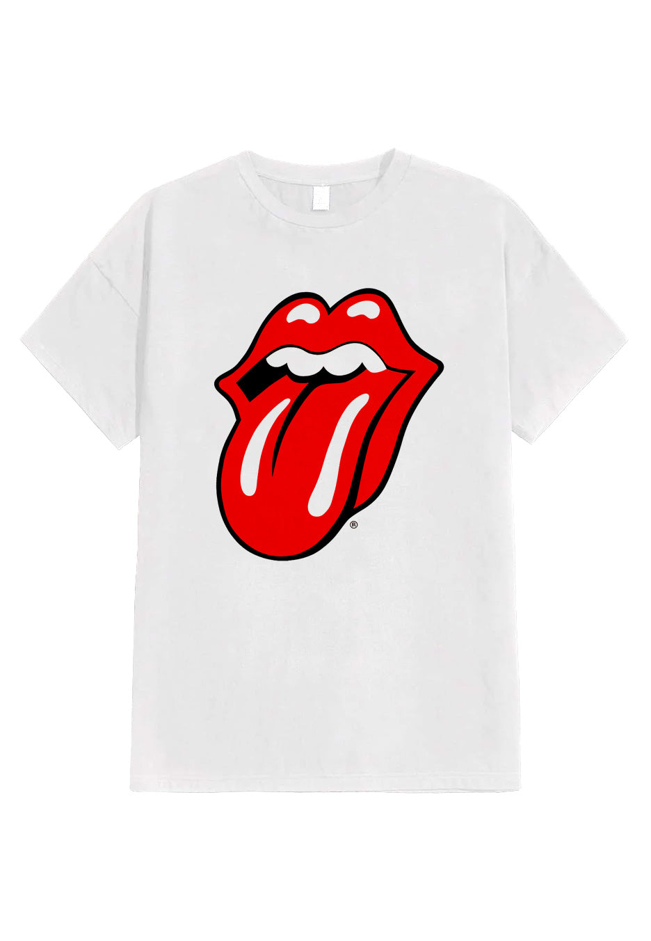The Rolling Stones - Classic Tongue (Soft Ink) - T-Shirt
