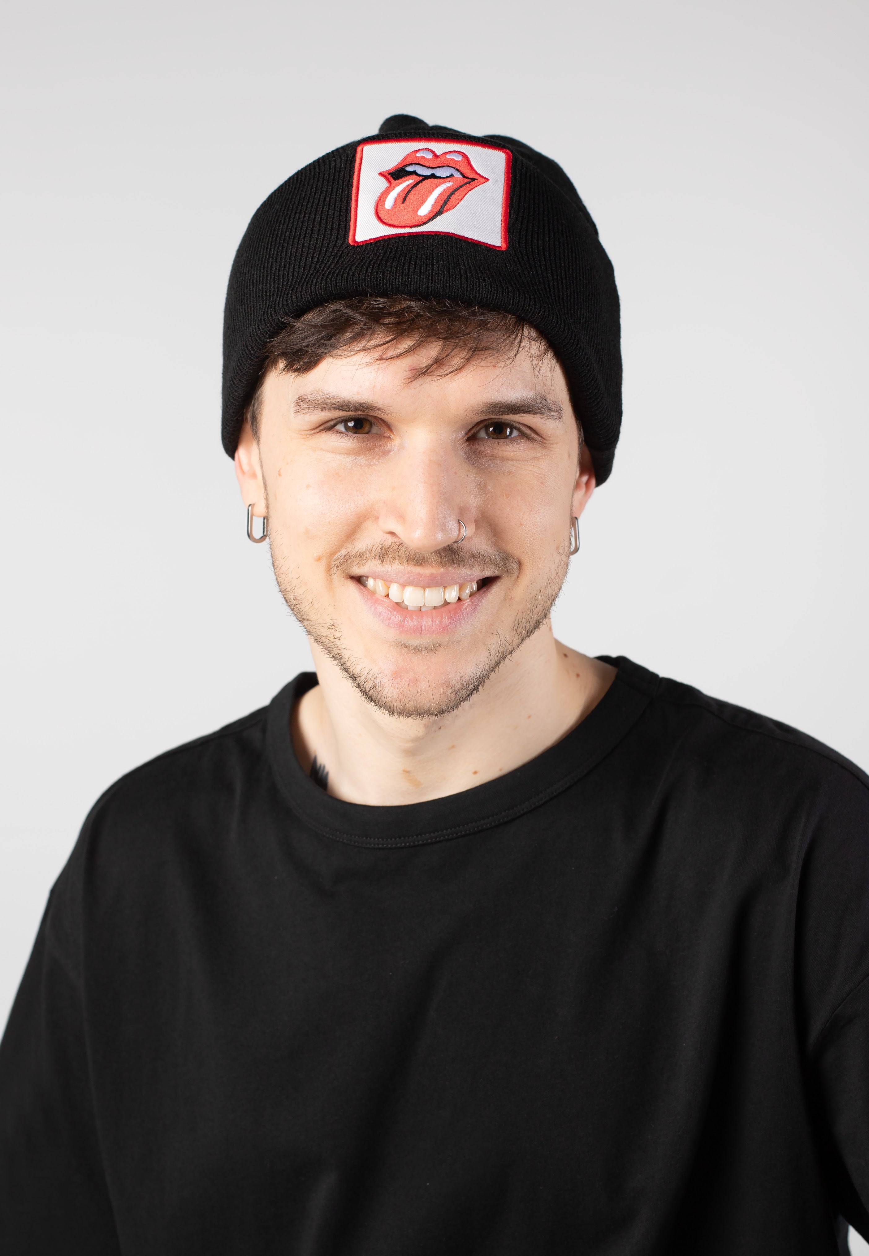 The Rolling Stones - Square Logo - Beanie | Neutral-Image