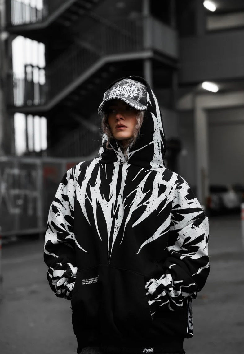 Stay Cold Apparel - Thornbreaker Heavy Oversized Black - Hoodie | Neutral-Image