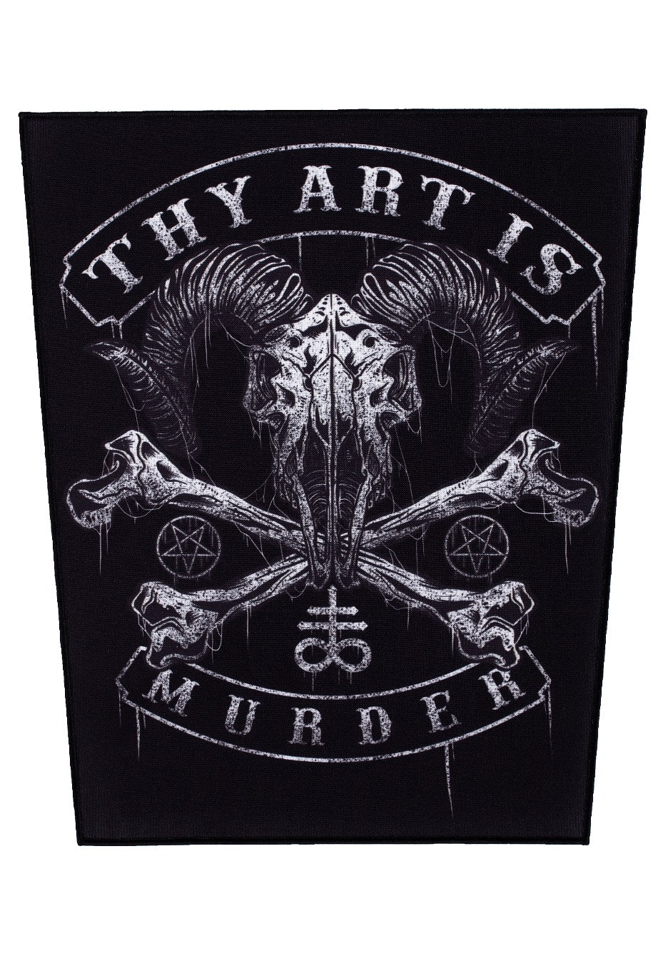 Thy Art Is Murder - Baphomet Skull - Backpatch