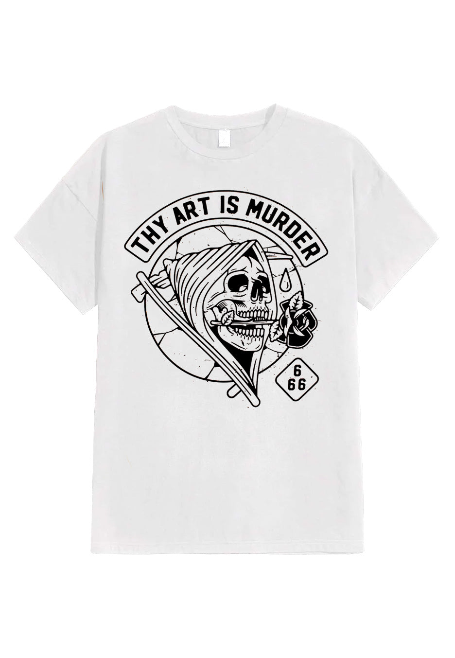 Thy Art Is Murder - Biker White - T-Shirt