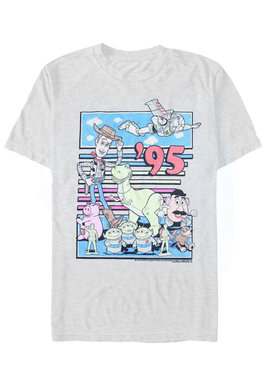 Toy Story - Fast Toys Heather Grey - T-Shirt | Neutral-Image