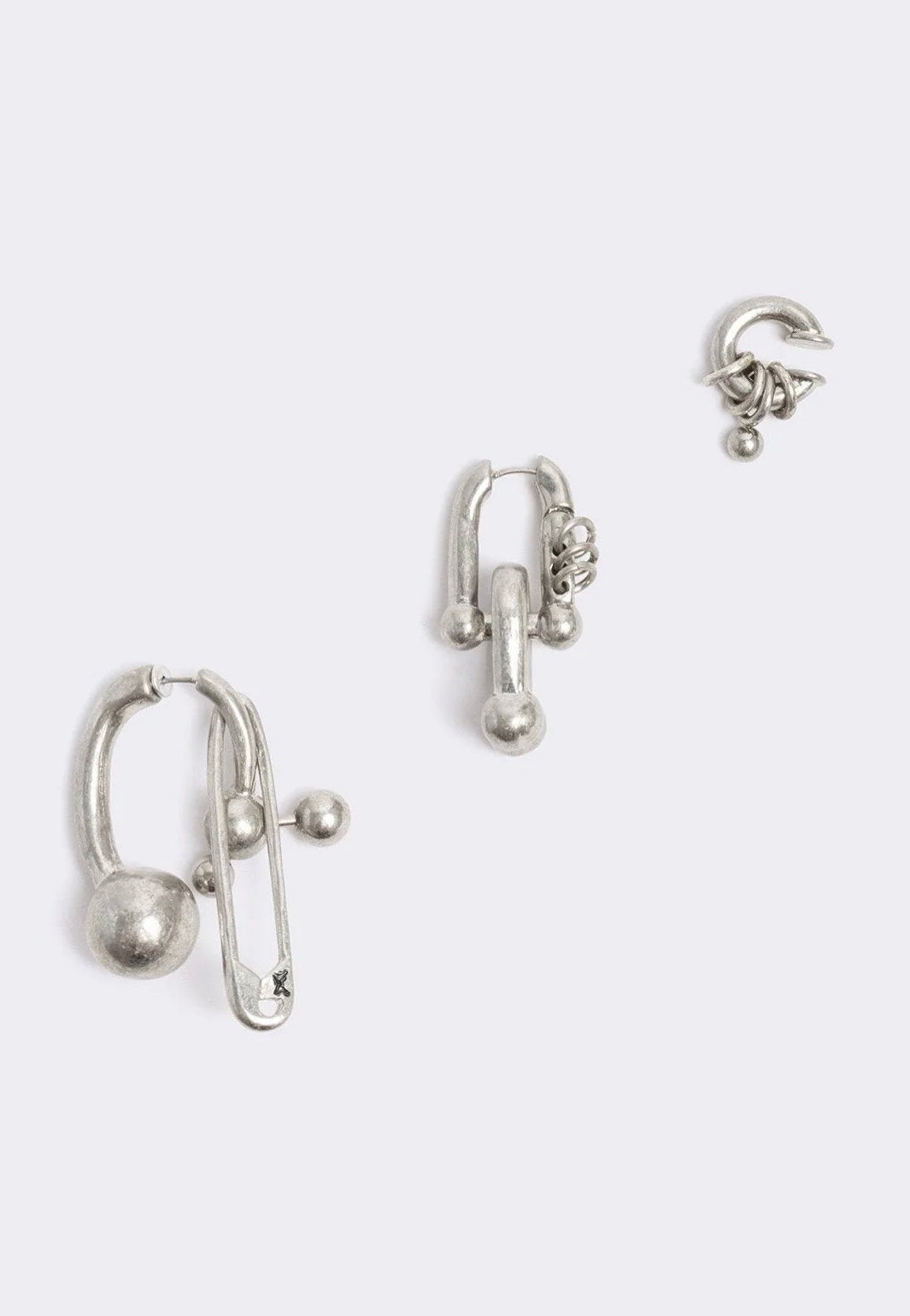 Minga London - Trance Set Silver - Earrings | Neutral-Image