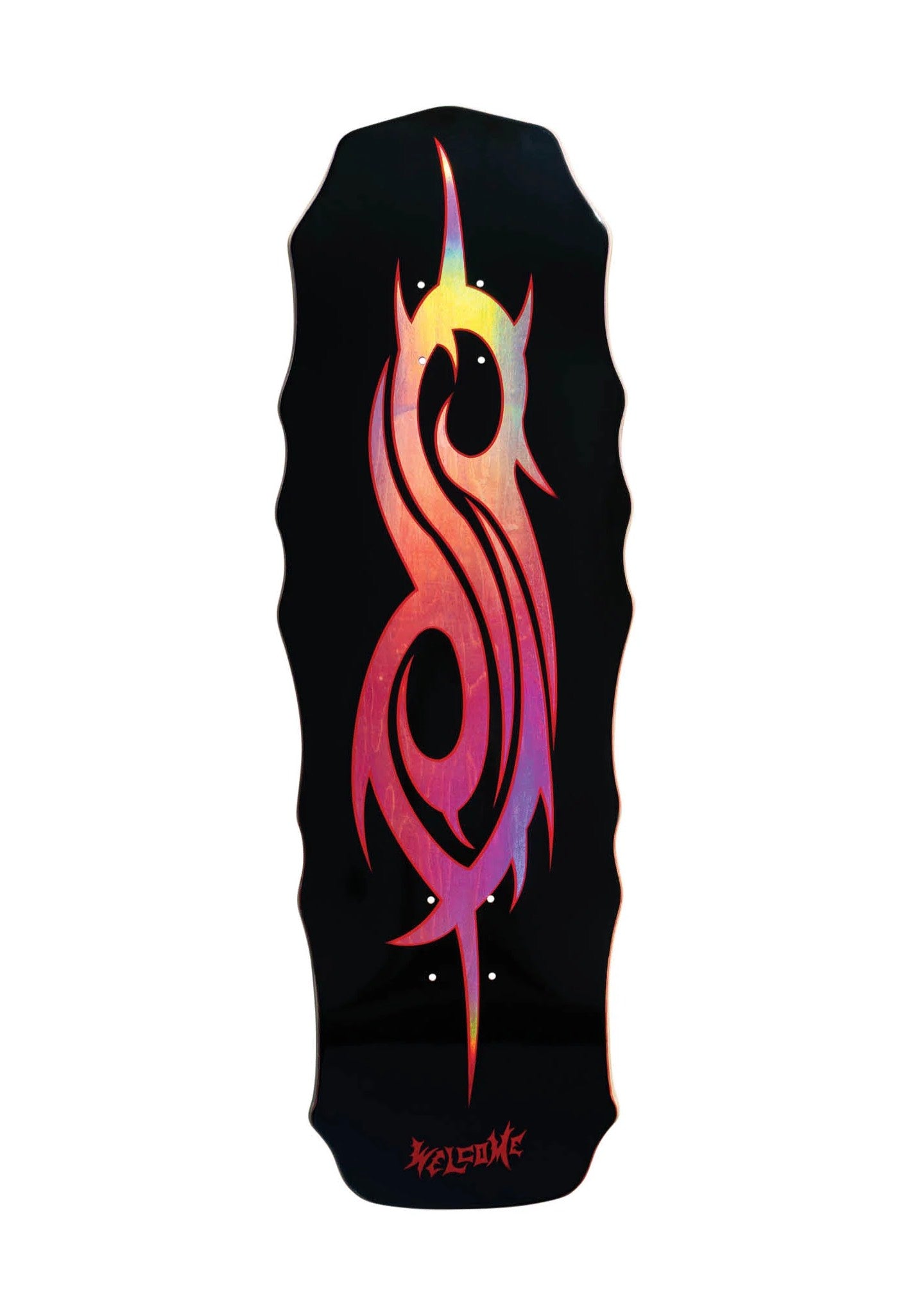 Welcome x Slipknot - Tribal S on Widow 10" Purple/Red Stain - Skate Deck | Neutral-Image