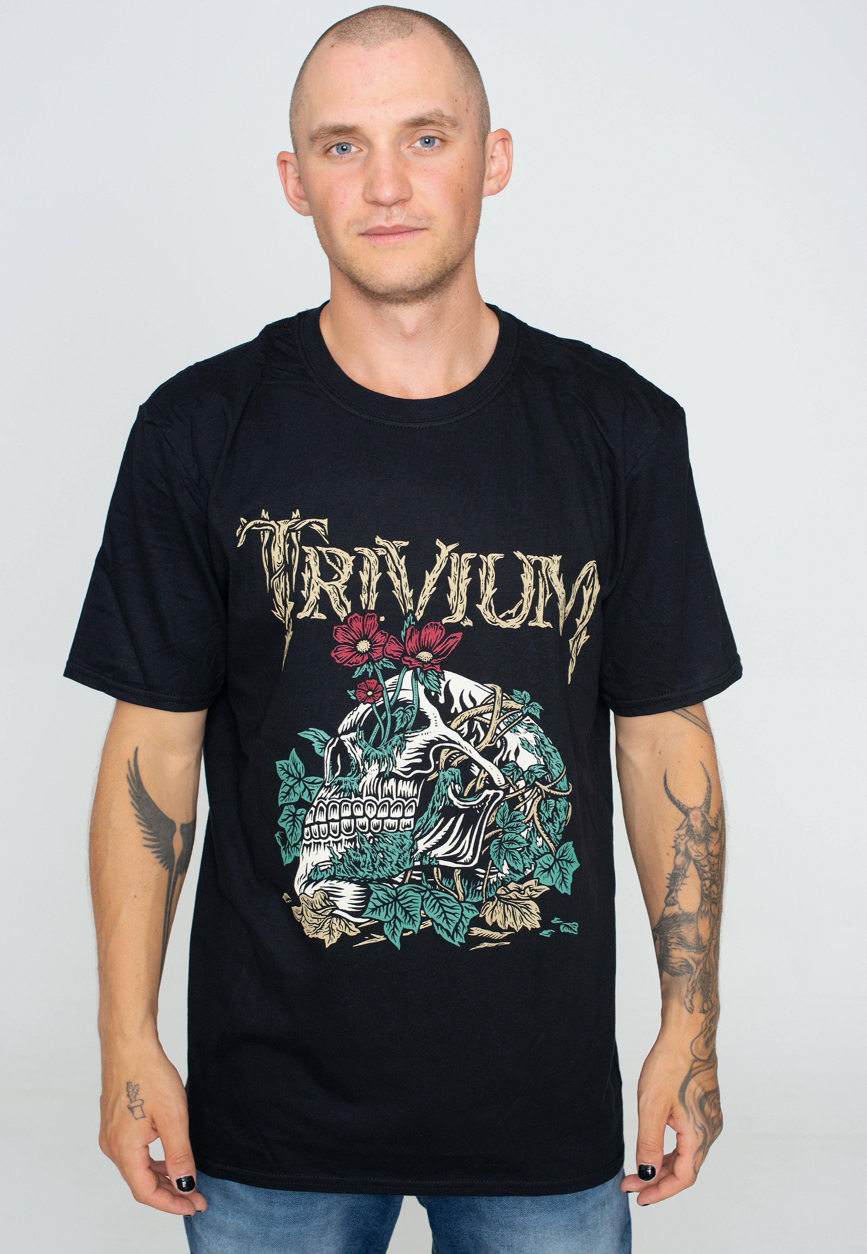 Trivium - Skelly Flower - T-Shirt