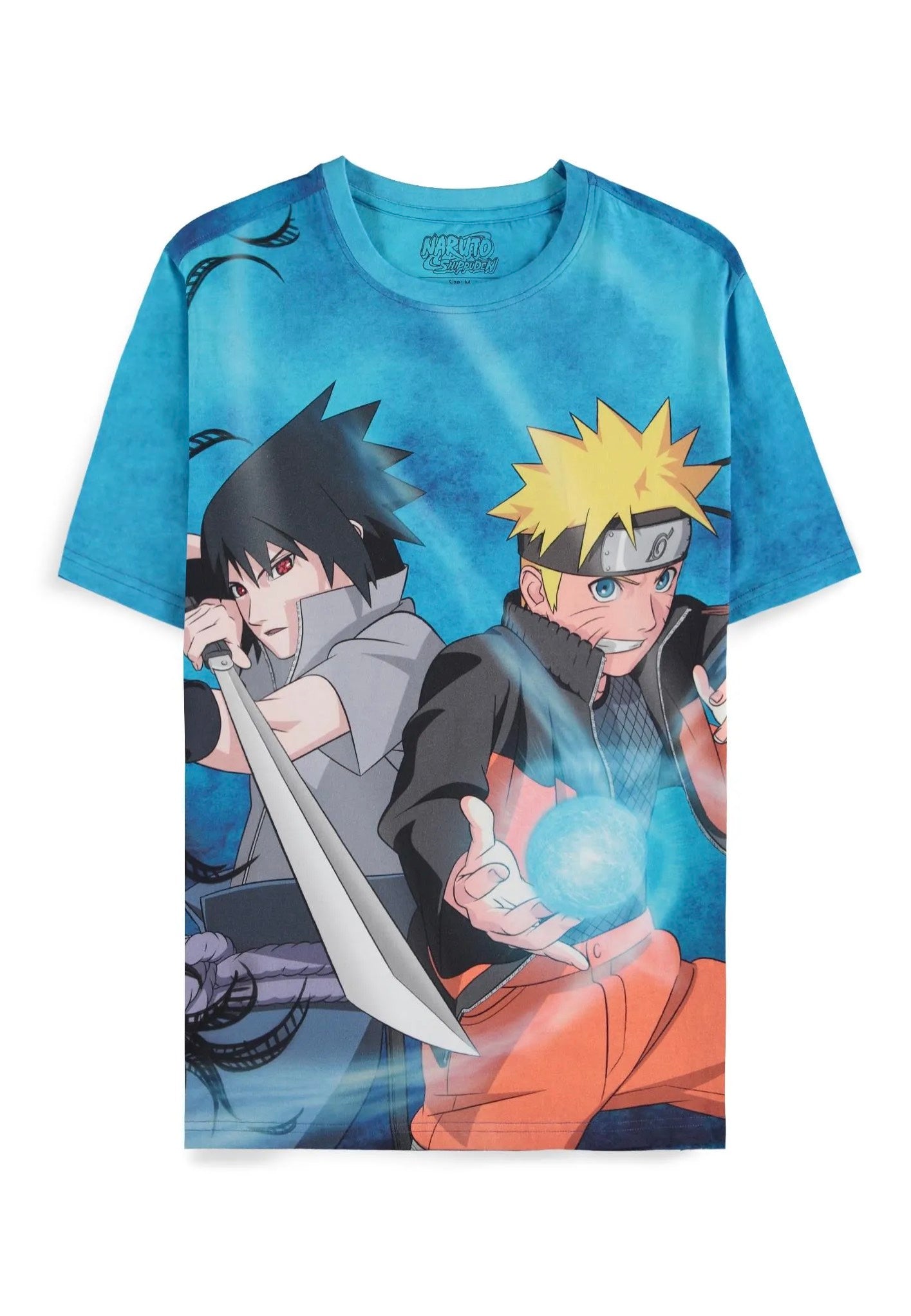 Naruto - Naruto & Sasuke Allover - T-Shirt | Neutral-Image