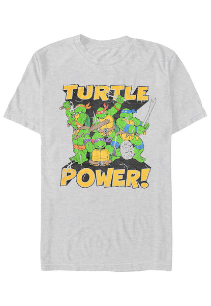 Turtles - TMNT Turtle Power! Grey - T-Shirt | Nuclear Blast