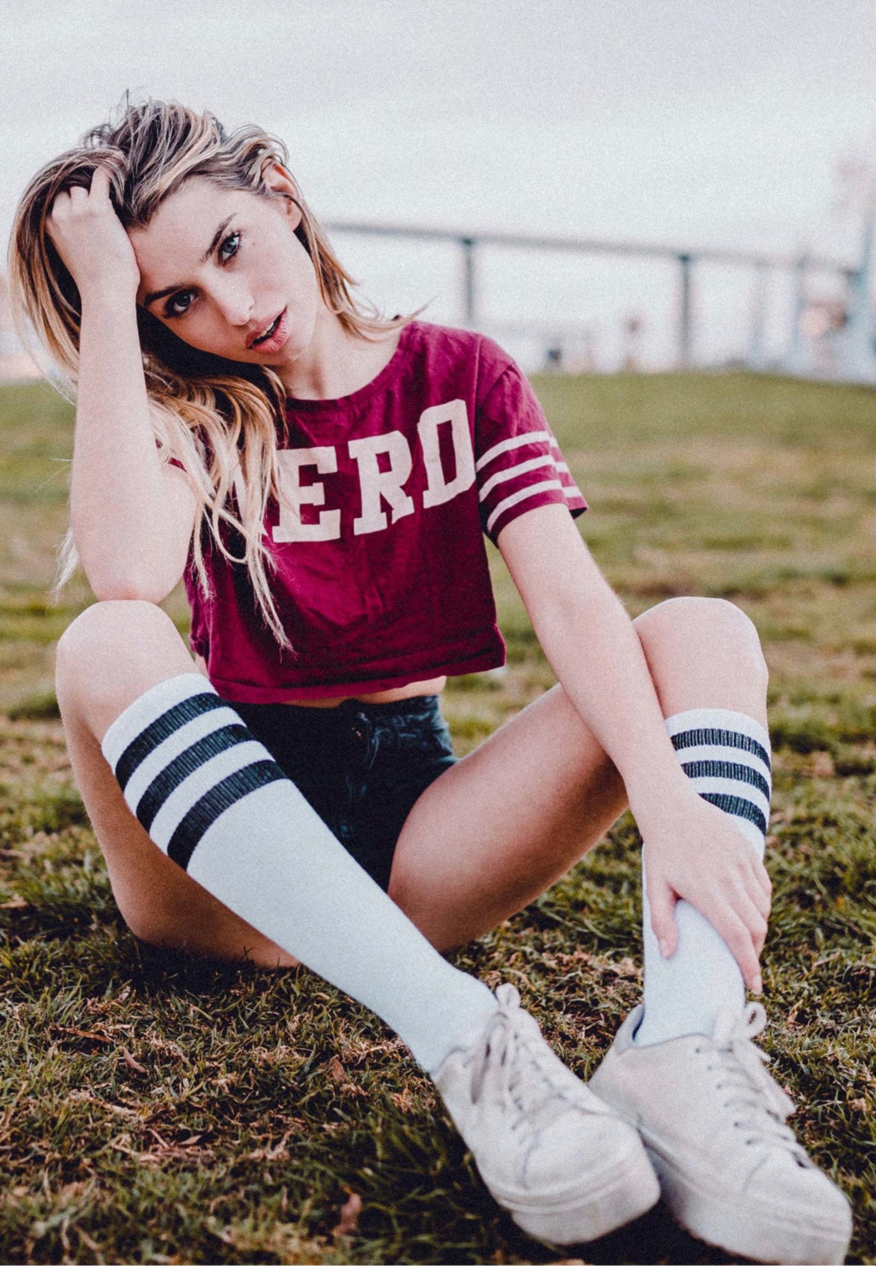 American Socks - Old School II White Knee High - Socks | Neutral-Image