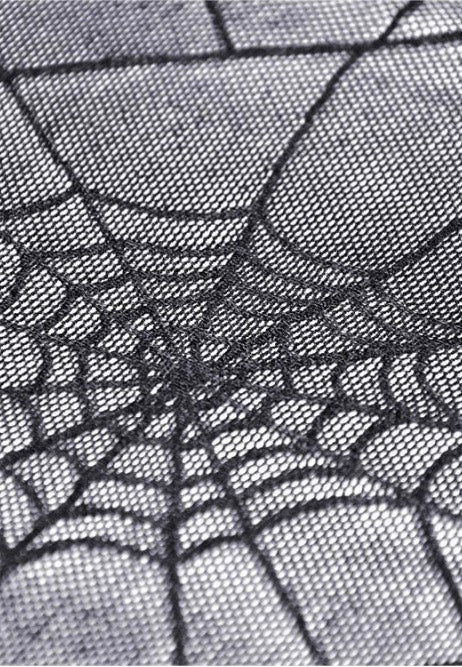 Dark In Love - Punk Spider Mesh Exaggerated Sleeves - Top | Women-Image