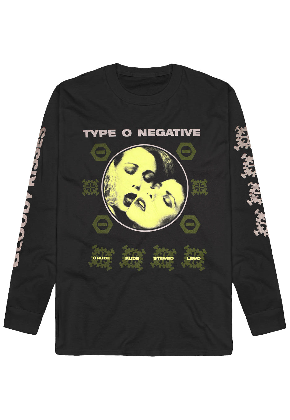 Type O Negative - Crude Gears Green - Longsleeve