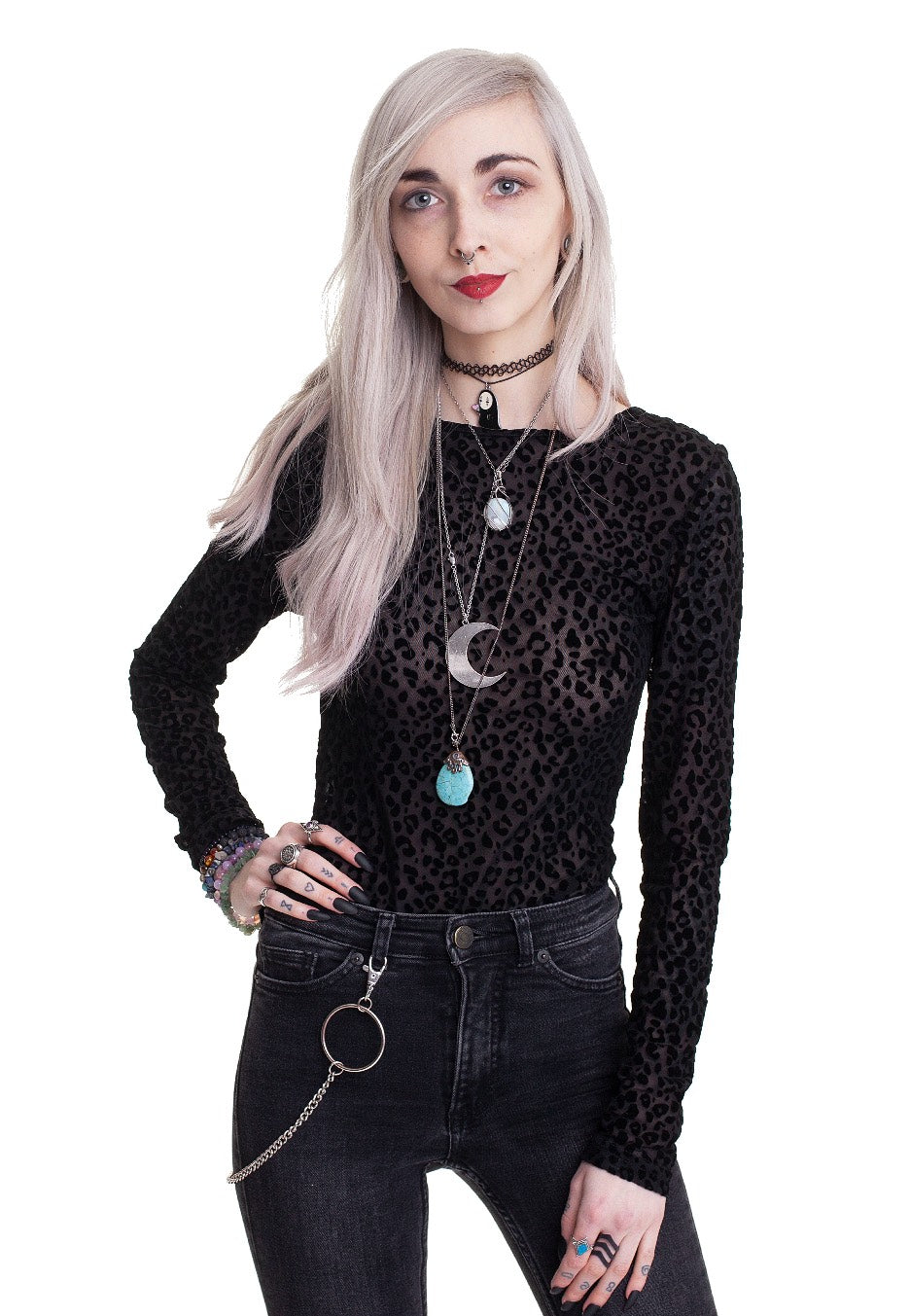 Urban Classics - Flock Lace Black - Body | Women-Image