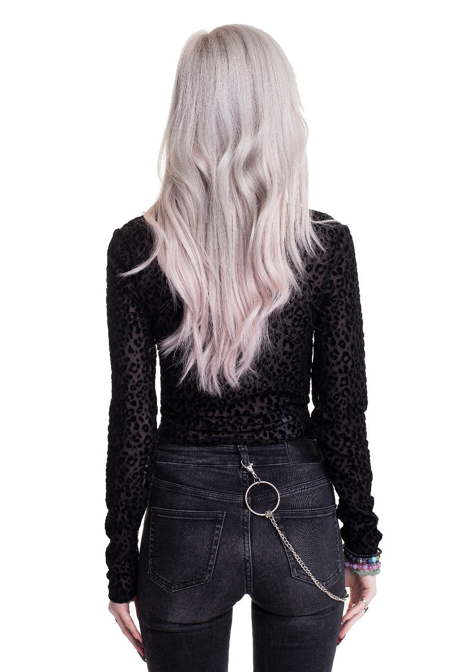 Urban Classics - Flock Lace Black - Body | Women-Image