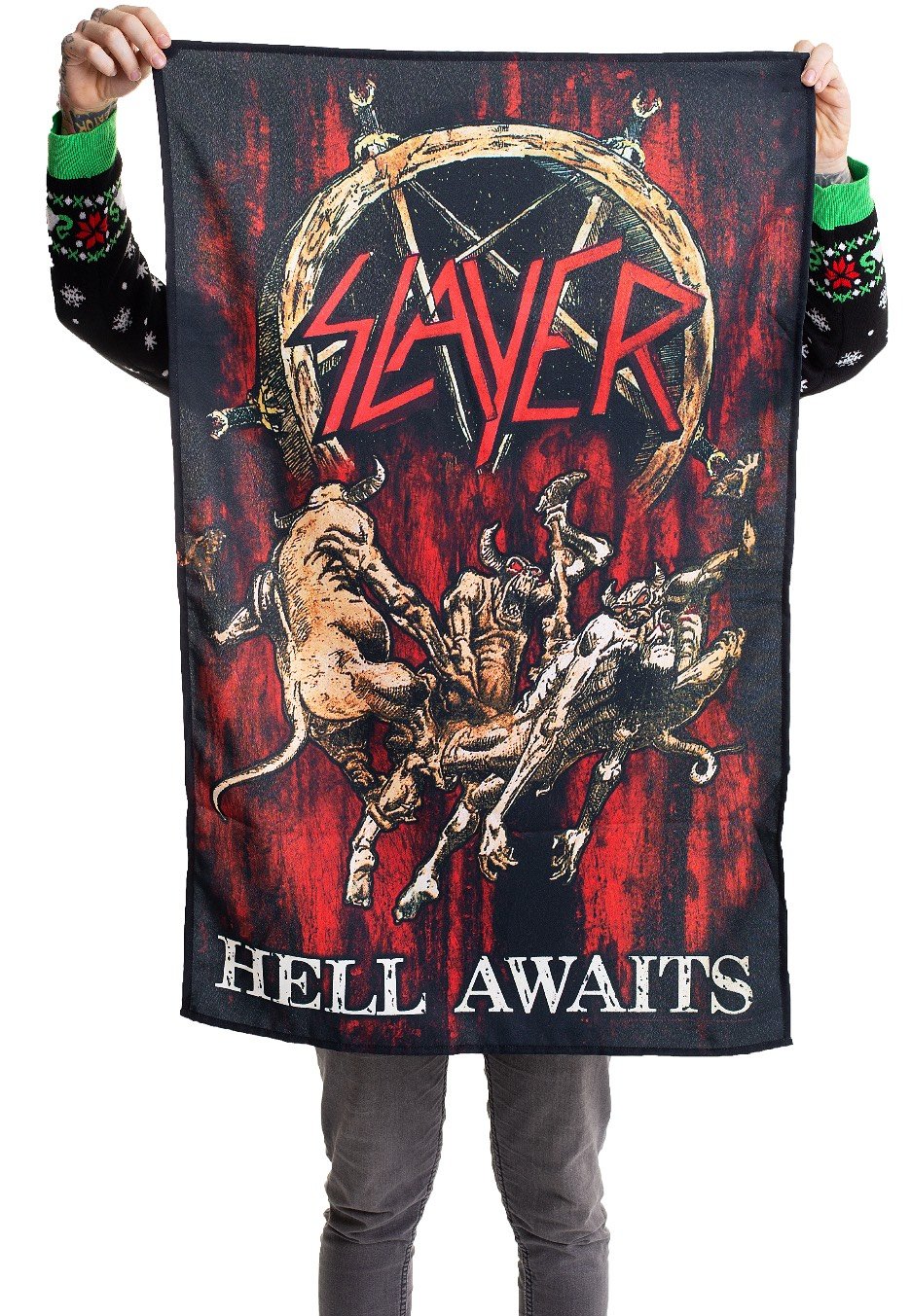 Slayer - Hell Awaits - Flag