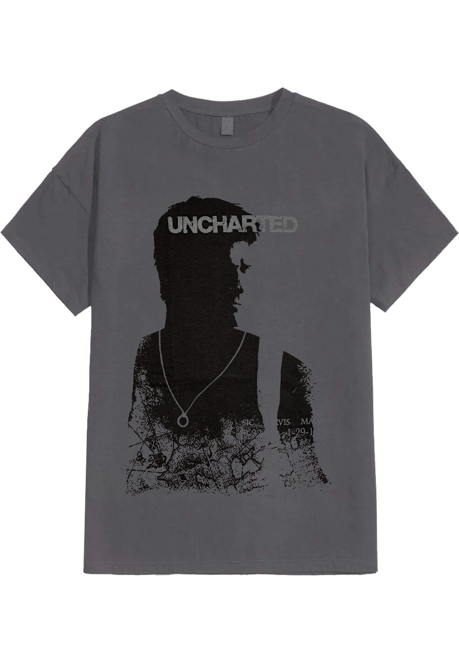 Uncharted - Nathan Drake Grey - T-Shirt | Neutral-Image