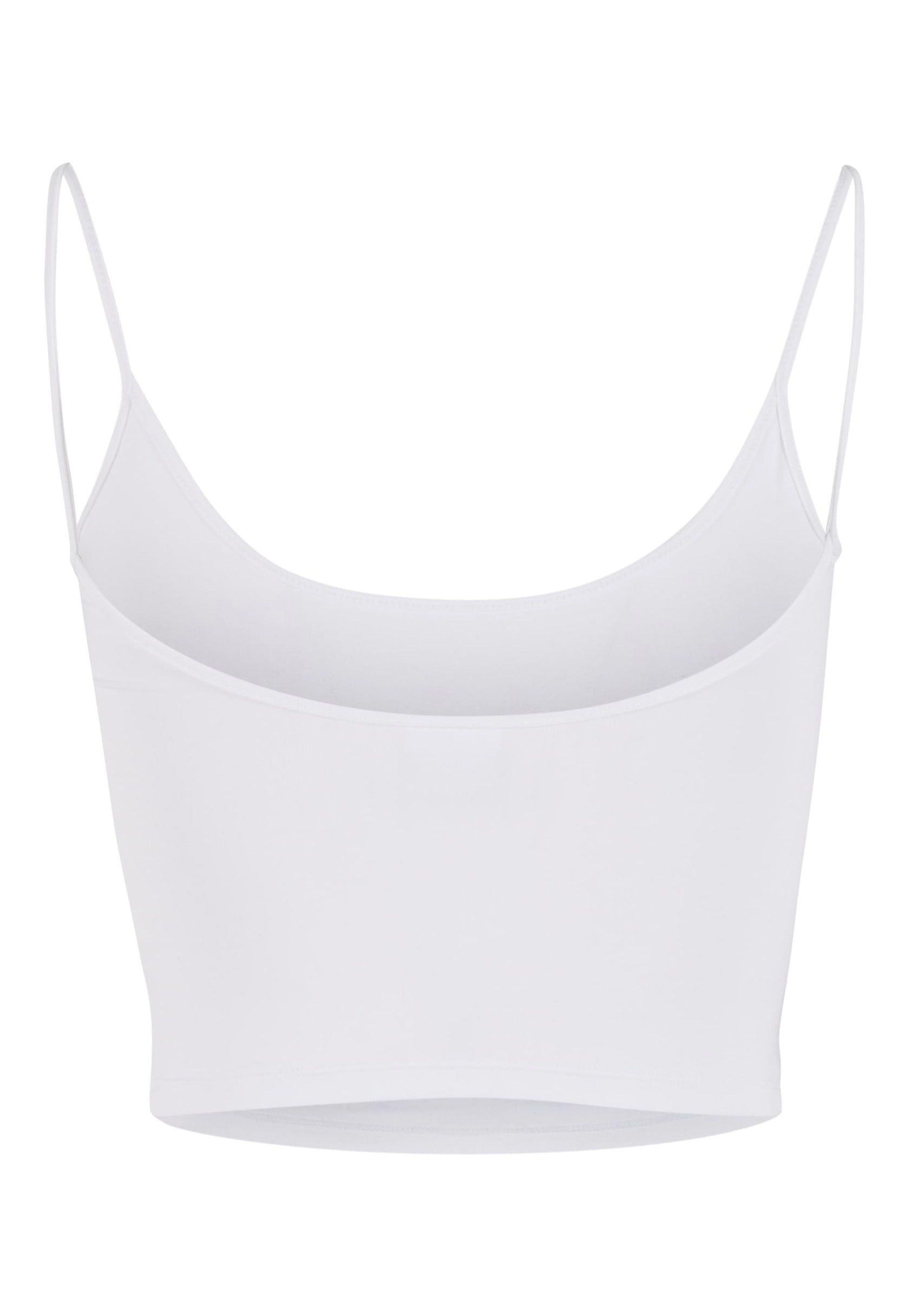 Urban Classics - Basic Top Low Back Neckline White - Tank | Women-Image