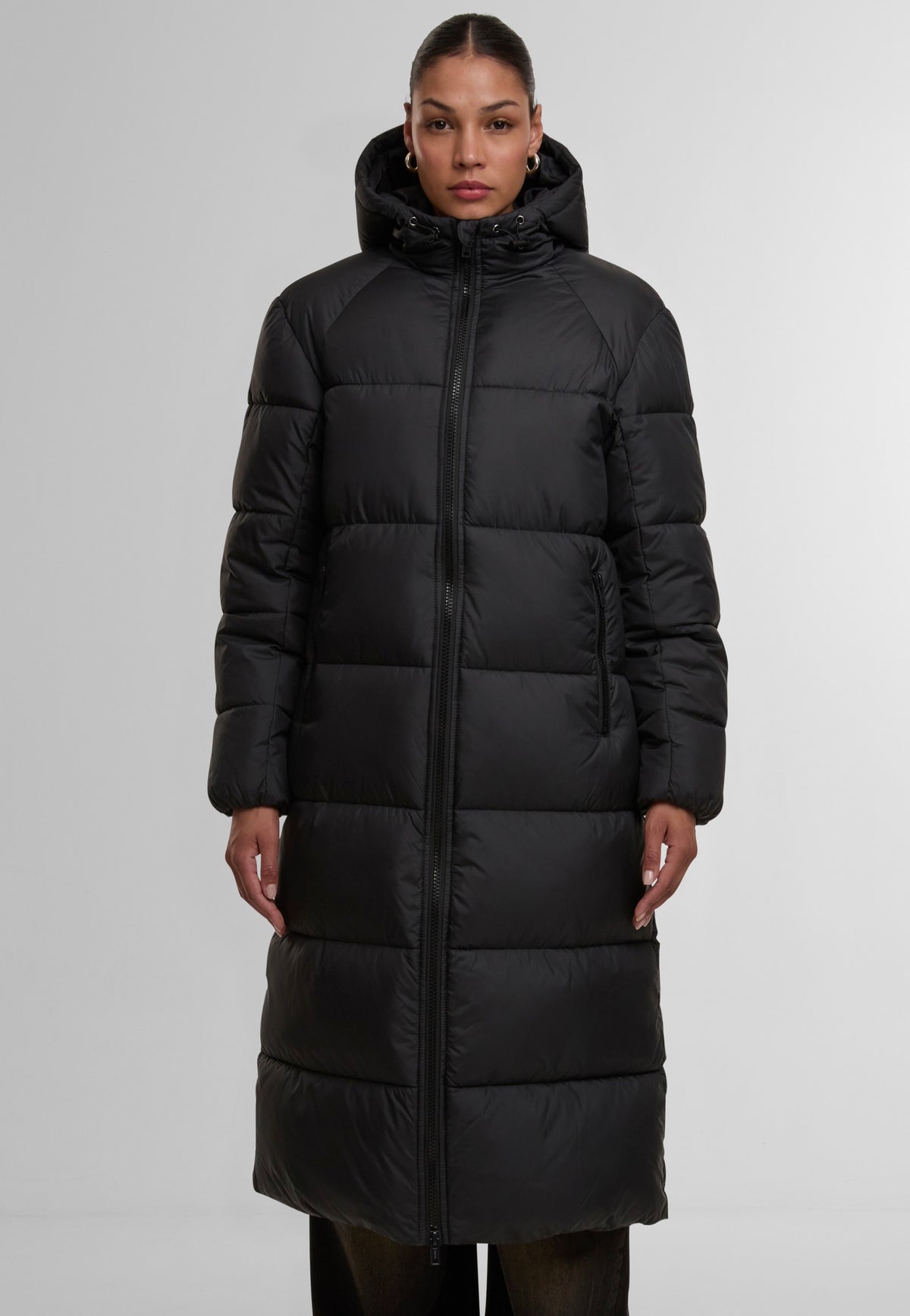 Urban Classics - Ladies Ultra Long Black - Jacket | Women-Image