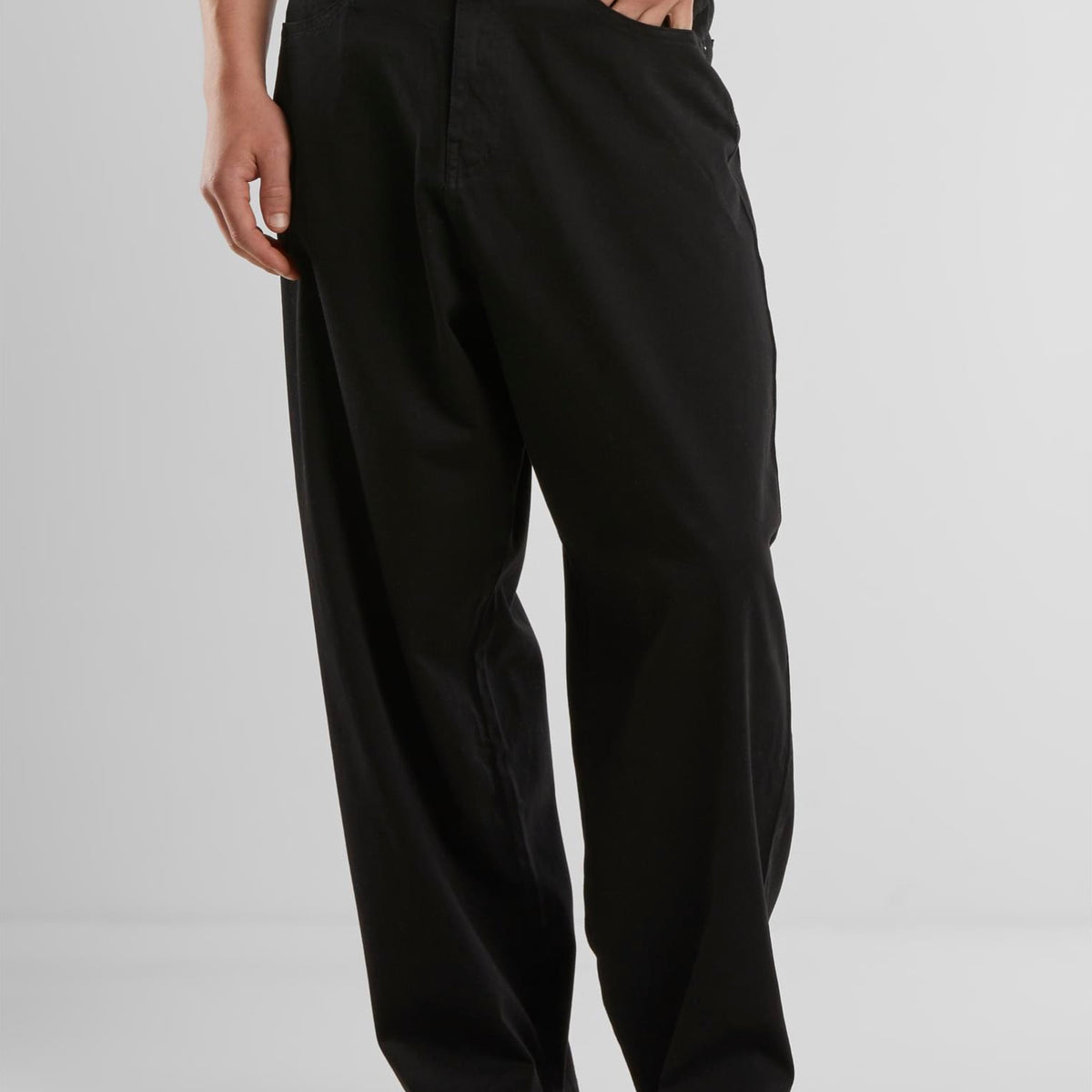 Urban Classics - Tapered Twill Baggy Black - Pants | Nuclear Blast