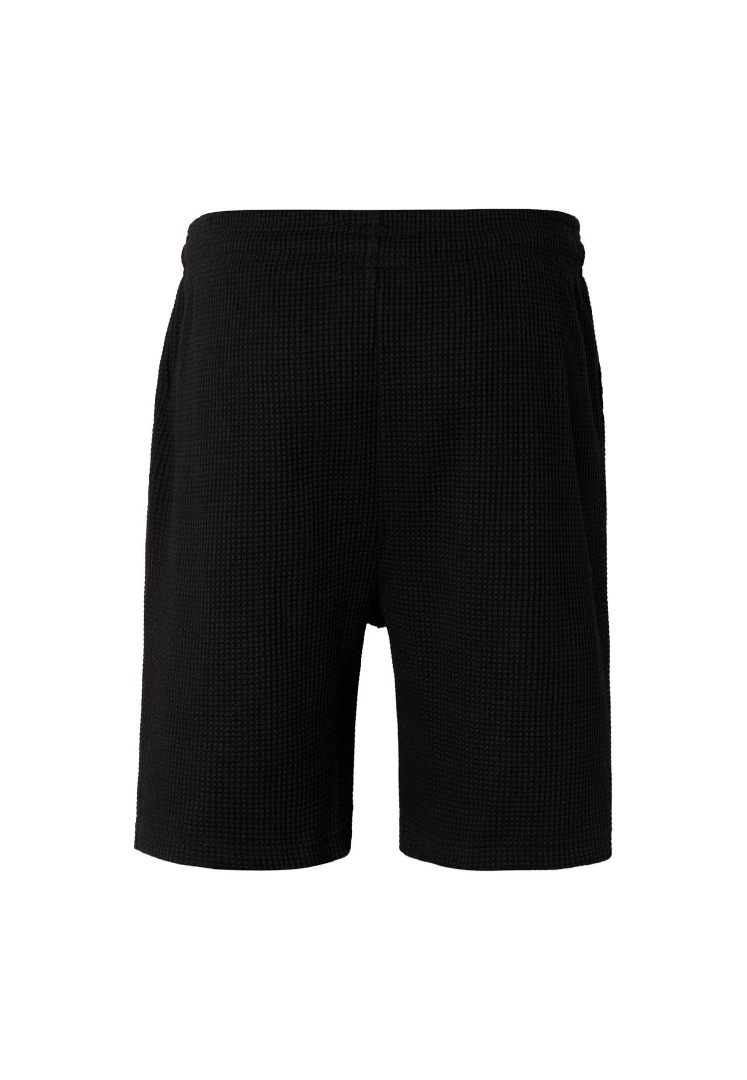 Urban Classics - Thermal Waffle Black - Shorts | Men-Image