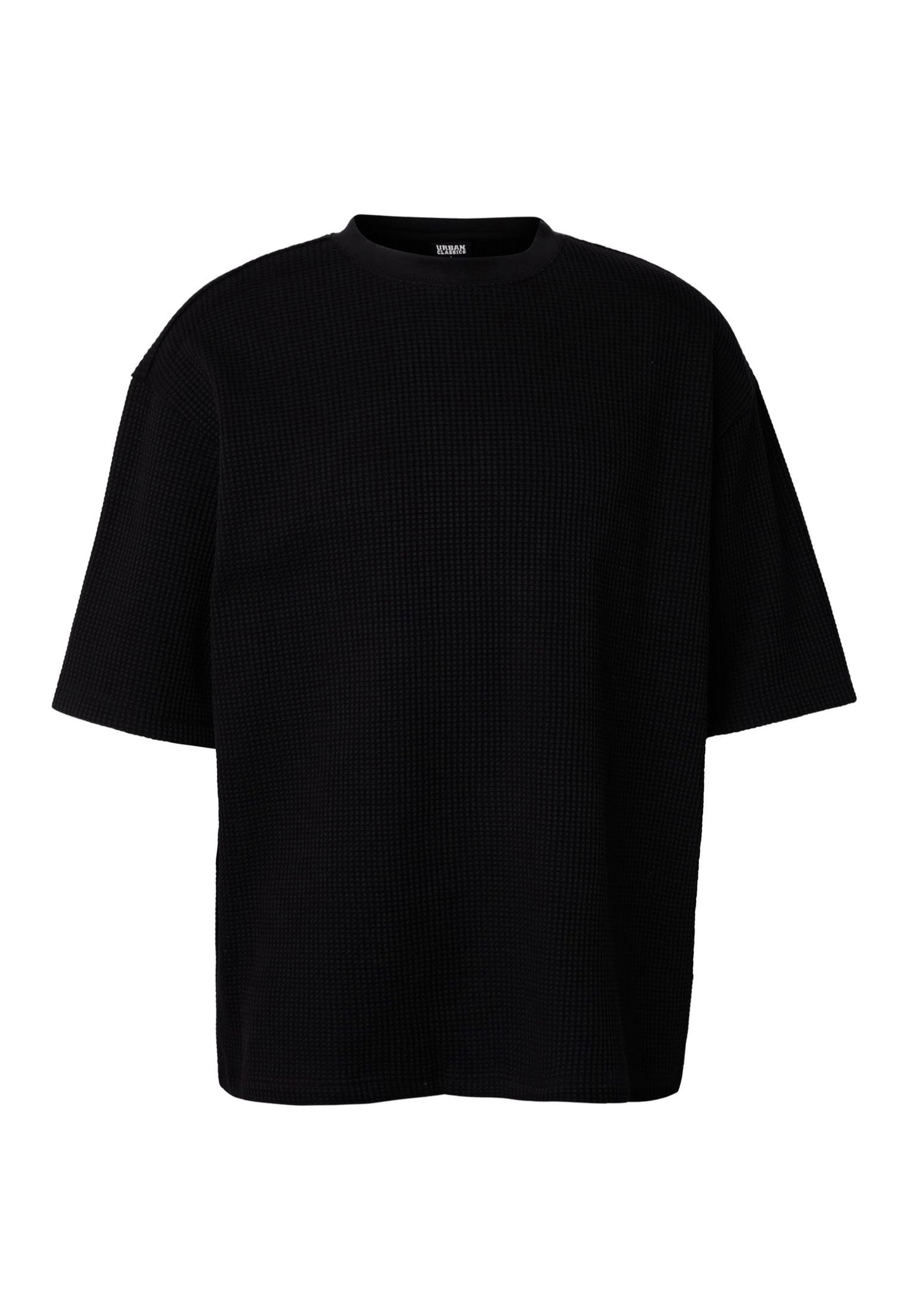Urban Classics - Thermal Waffle Black - T-Shirt | Men-Image