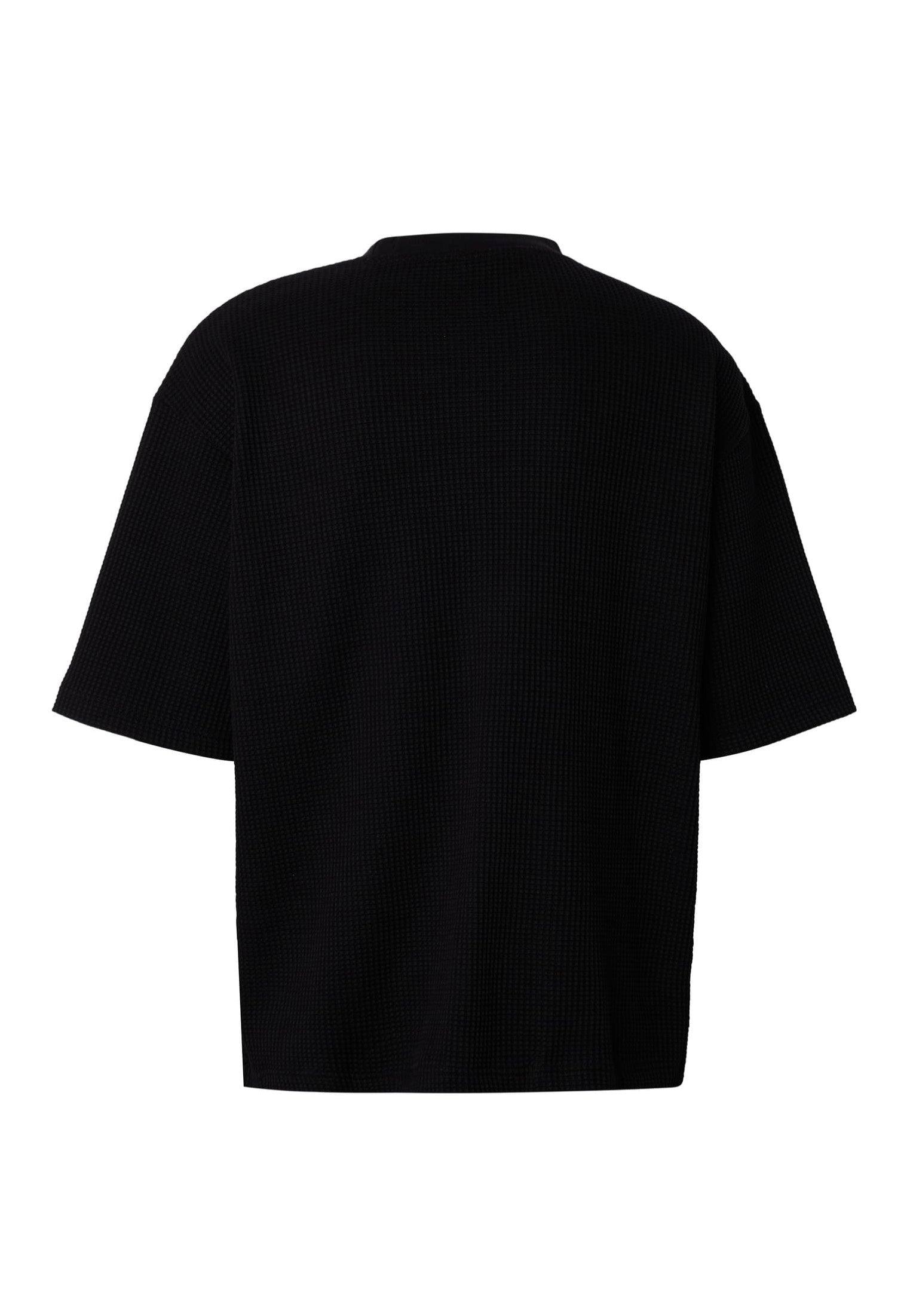 Urban Classics - Thermal Waffle Black - T-Shirt | Men-Image