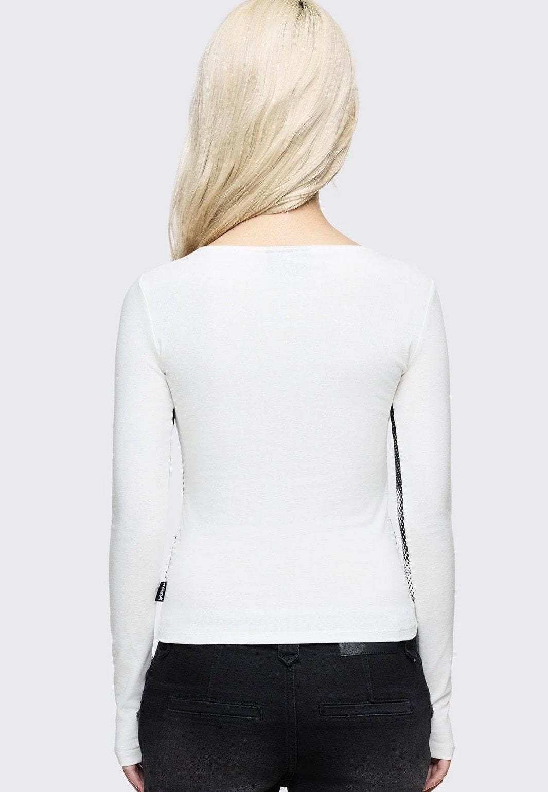 Minga London - UwU Warning White - Top | Women-Image