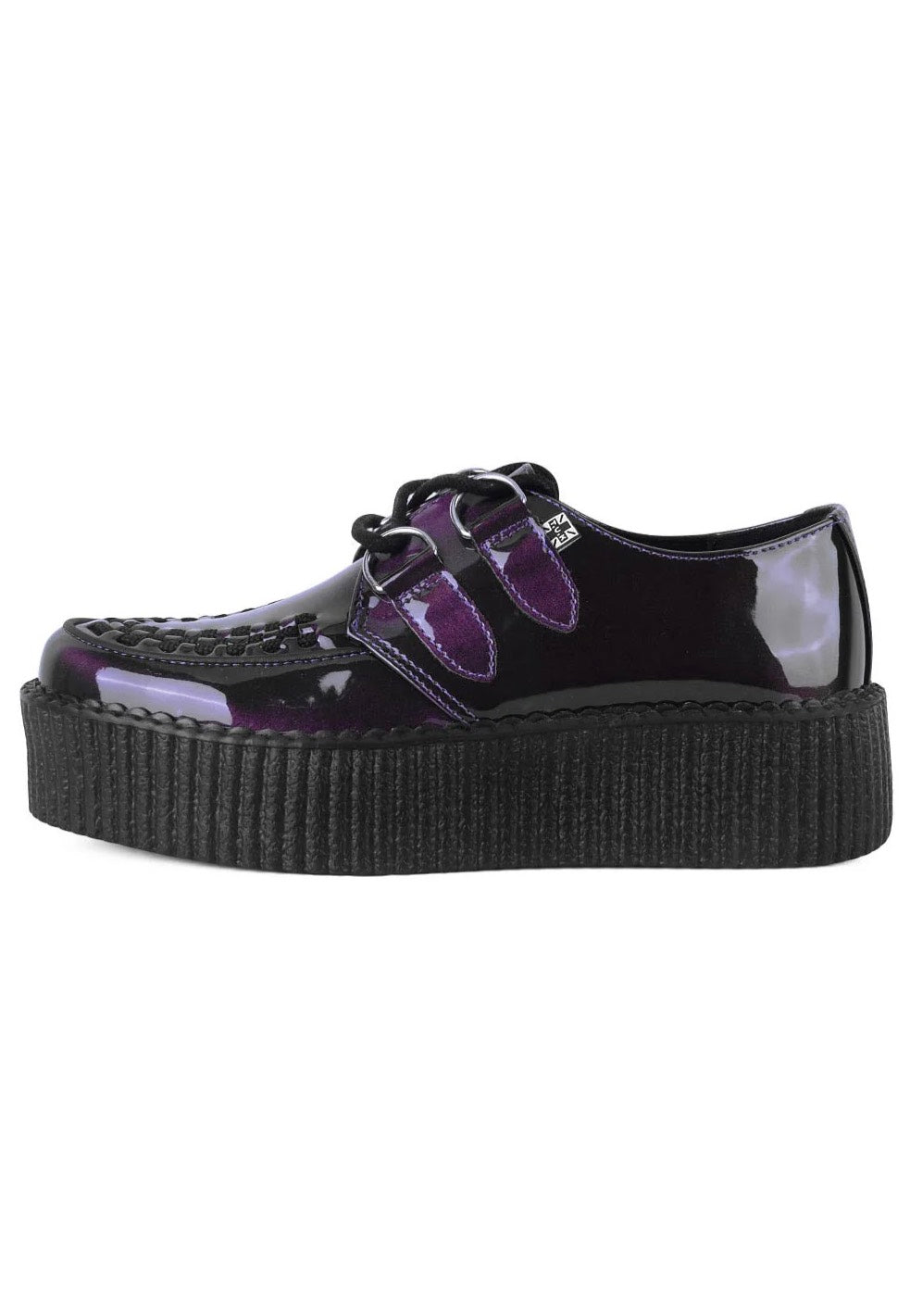 viola　　roku ＜OE＞CRACK PUMPS/シューズ T.U.K. - Viva High Purple Metallic - Girl Shoes | Nuclear Blast