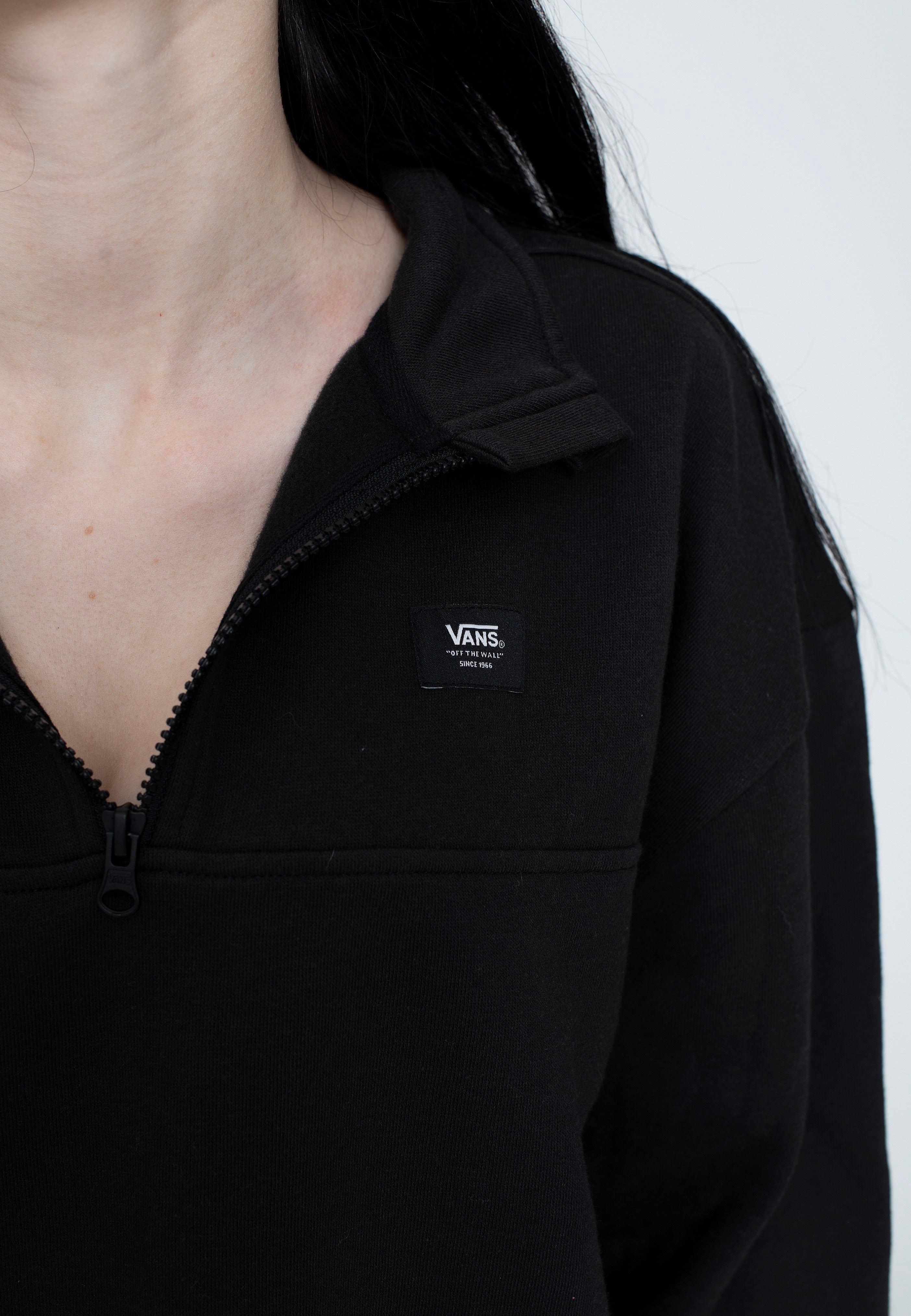 Vans - Leighton Mock Neck Fleece Black - Sweater | Nuclear Blast