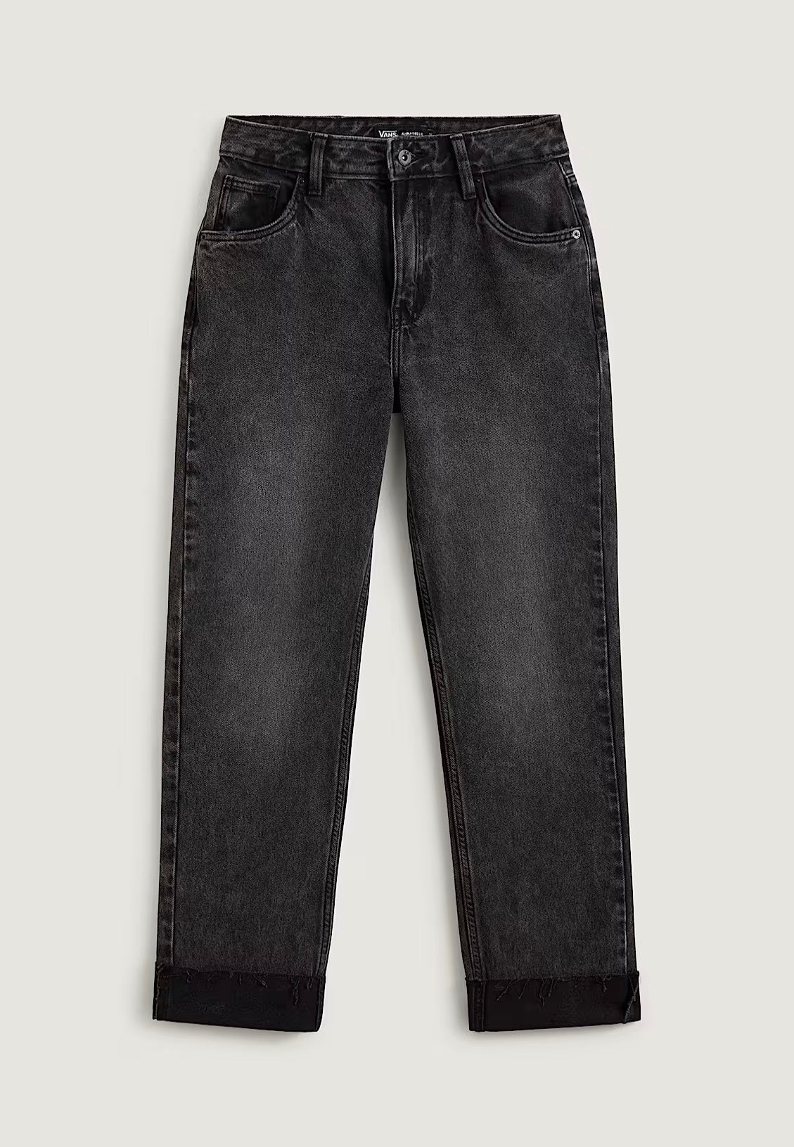 Vans - Annabelle Straight Leg Stonewash Black - Jeans | Women-Image