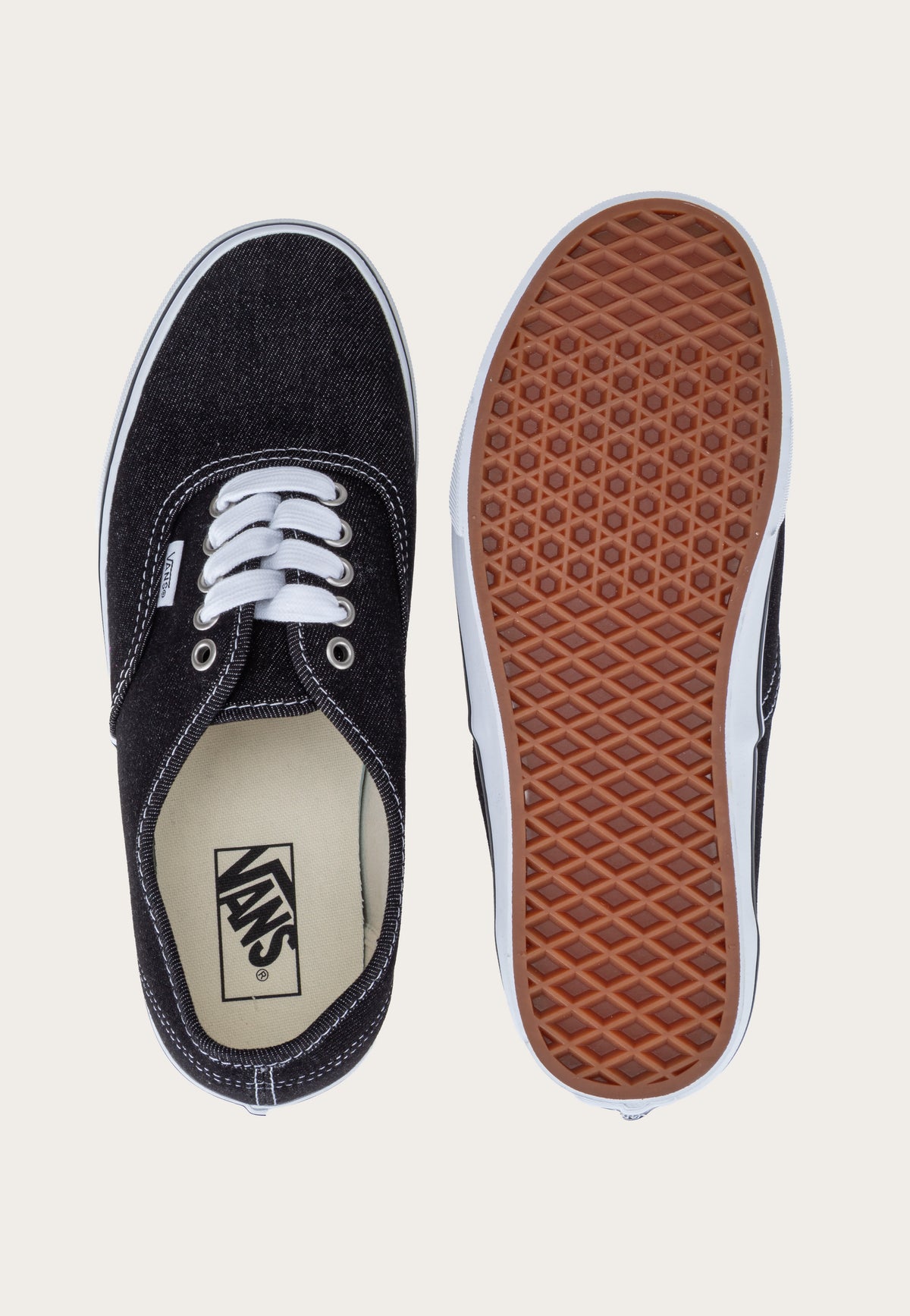 Vans Authentic Denim Black/White Schuhe