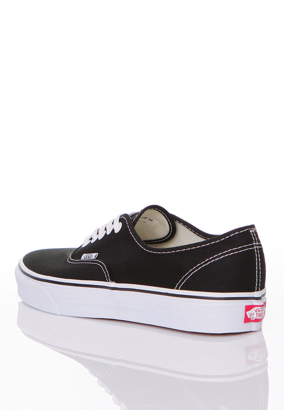 Vans Authentic Black White Shoes Nuclear Blast