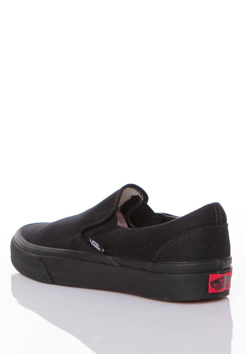 Vans - Classic Slip-On Black/Black - Girl Shoes