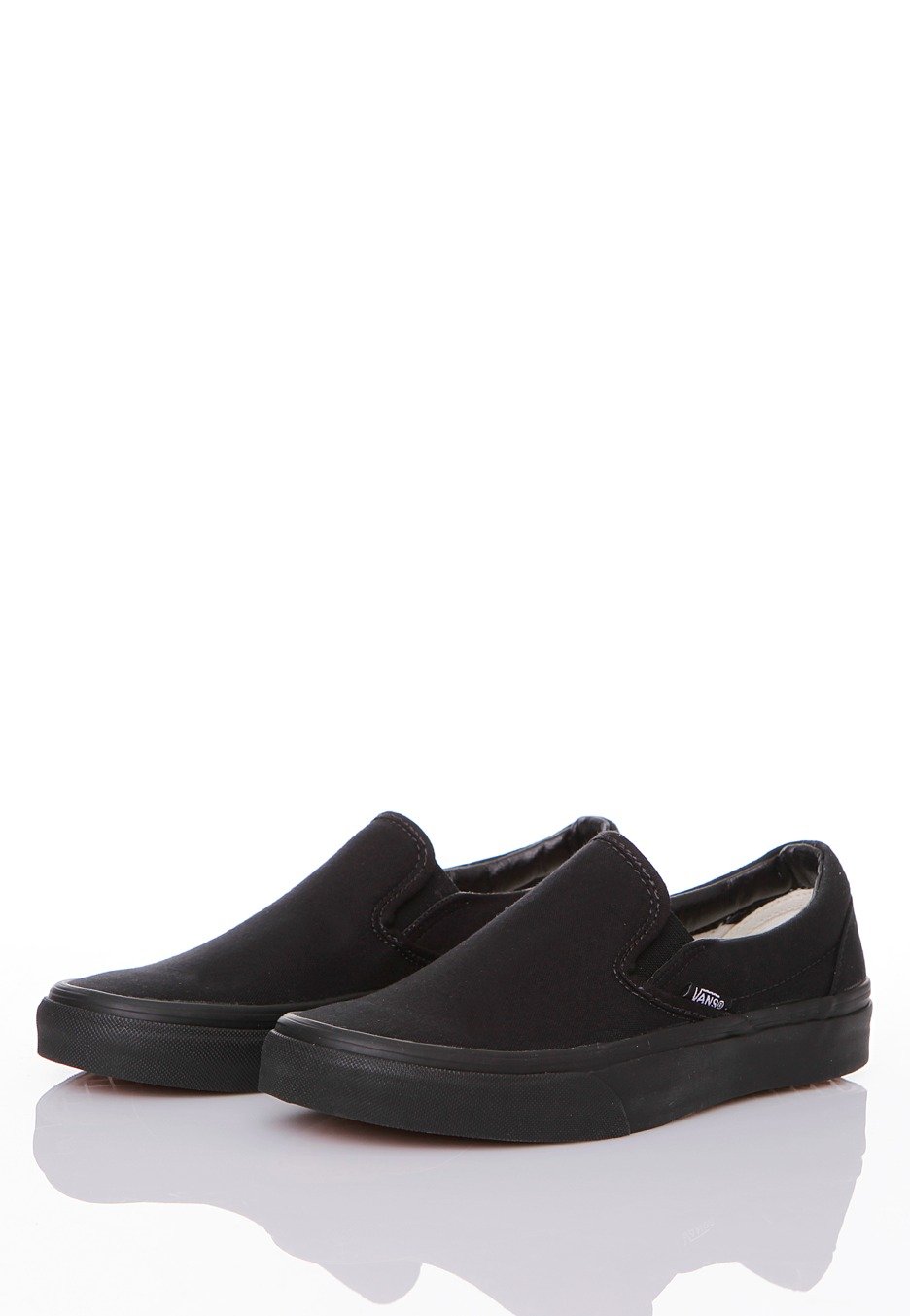 Vans - Classic Slip-On Black/Black - Girl Shoes