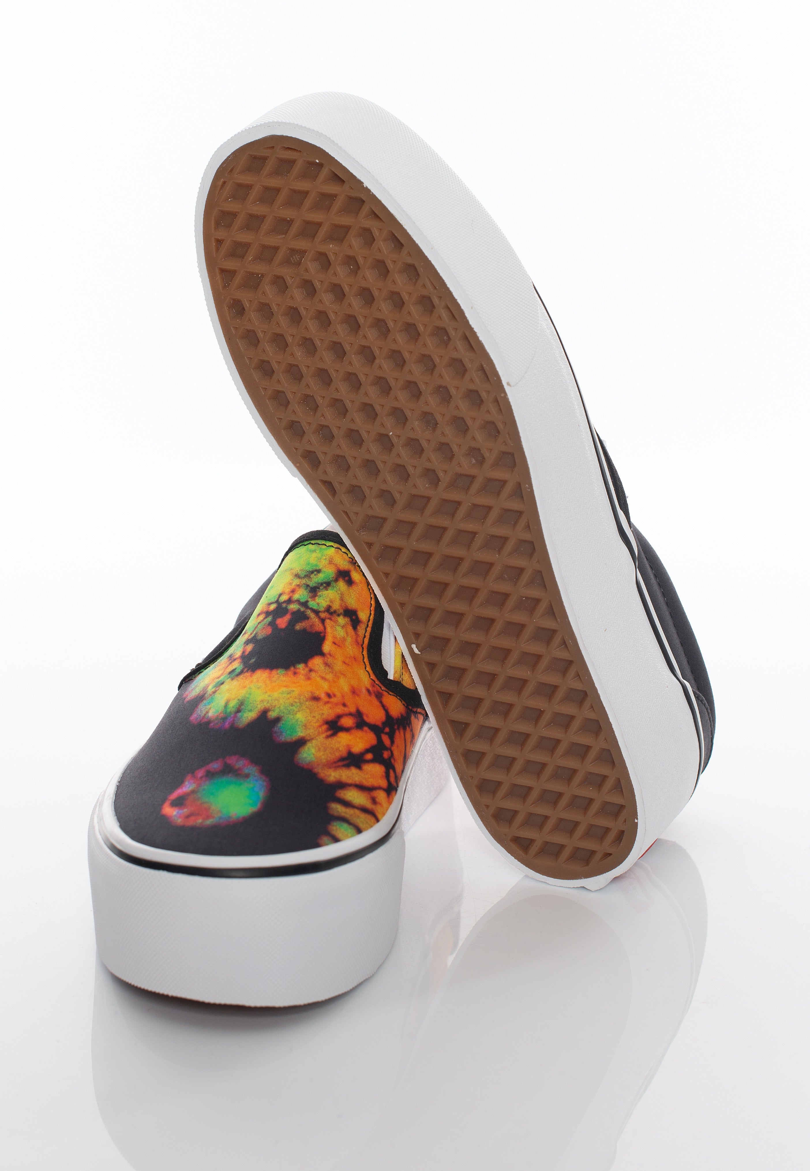 Vans - Classic Slip On Stackform Paradoxical Black/Multi - Girl Shoes | Women-Image