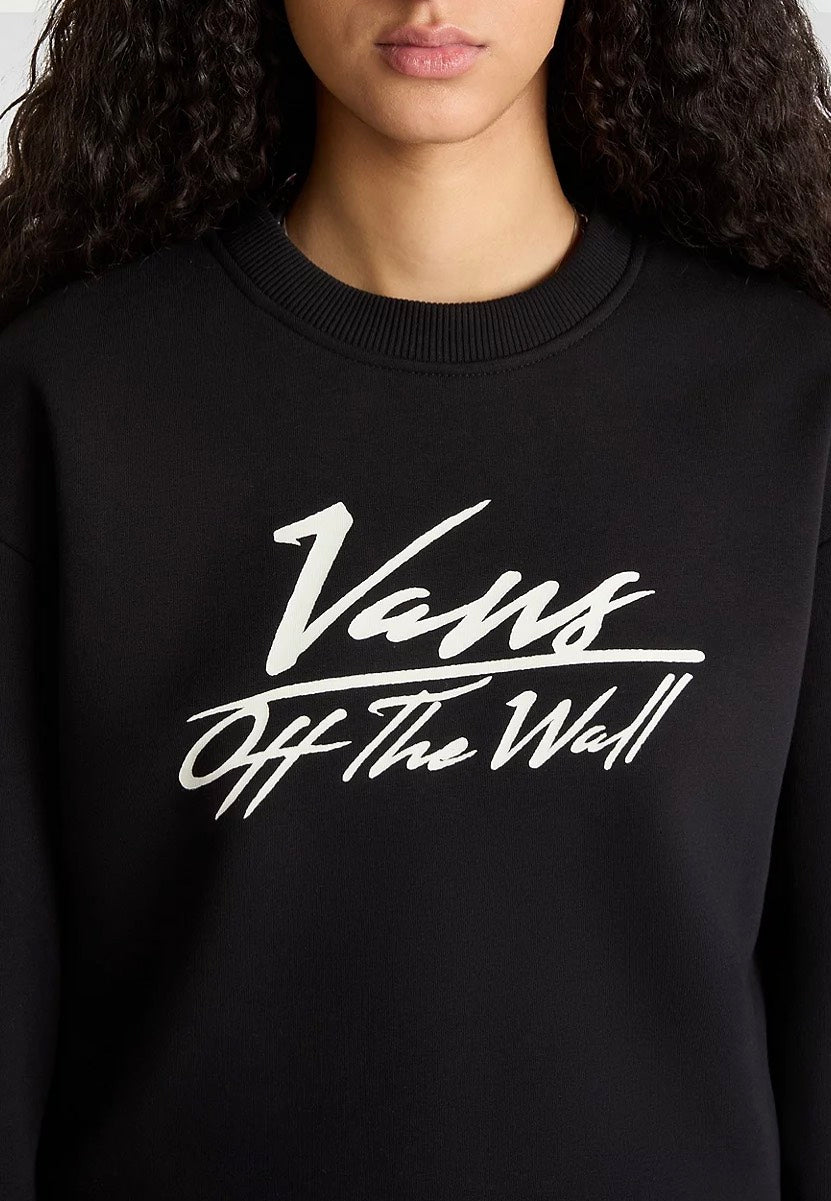 Vans - Go Anyplace Crop Crew Black - Sweater | Nuclear Blast