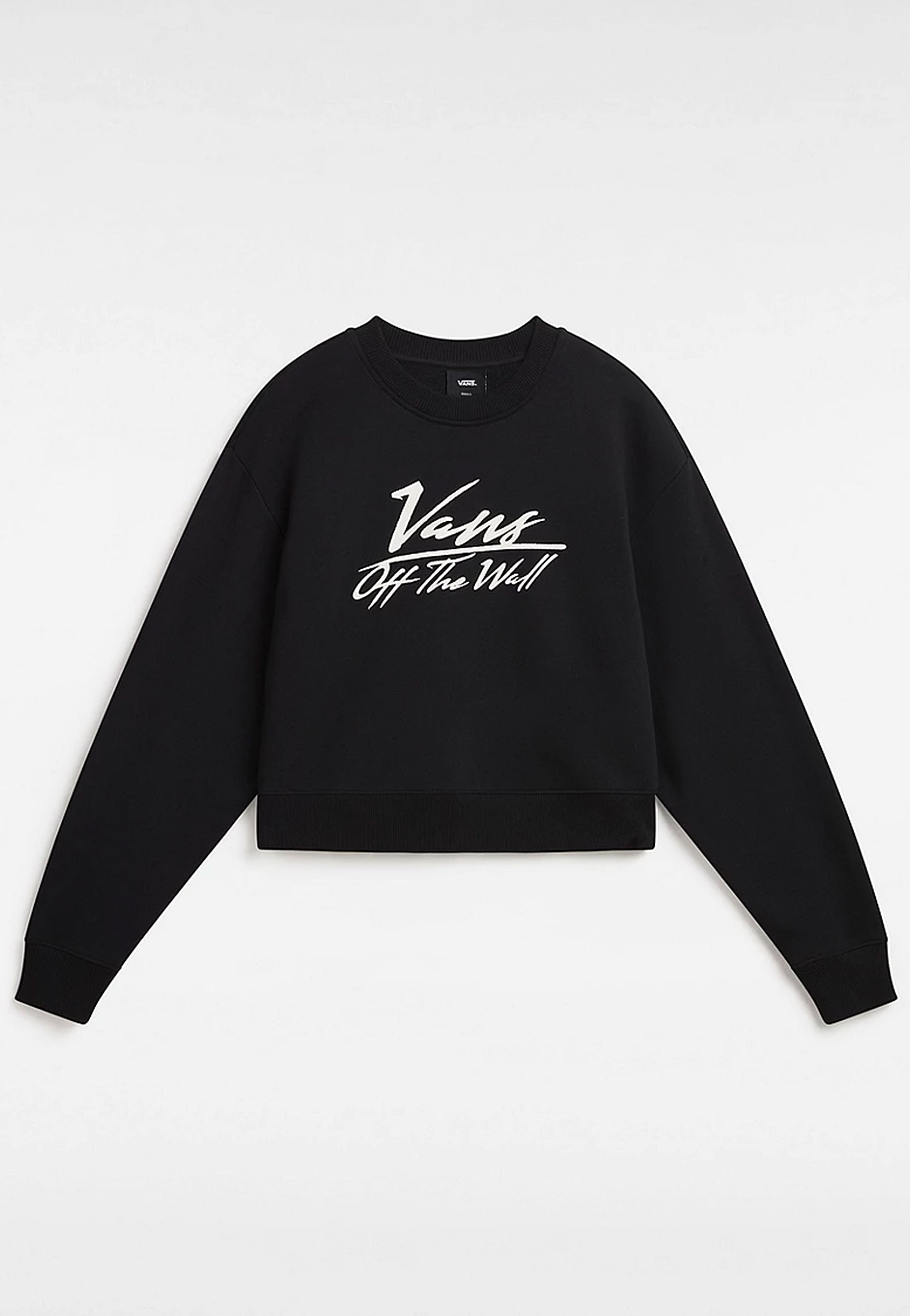 Vans - Go Anyplace Crop Crew Black - Sweater | Nuclear Blast