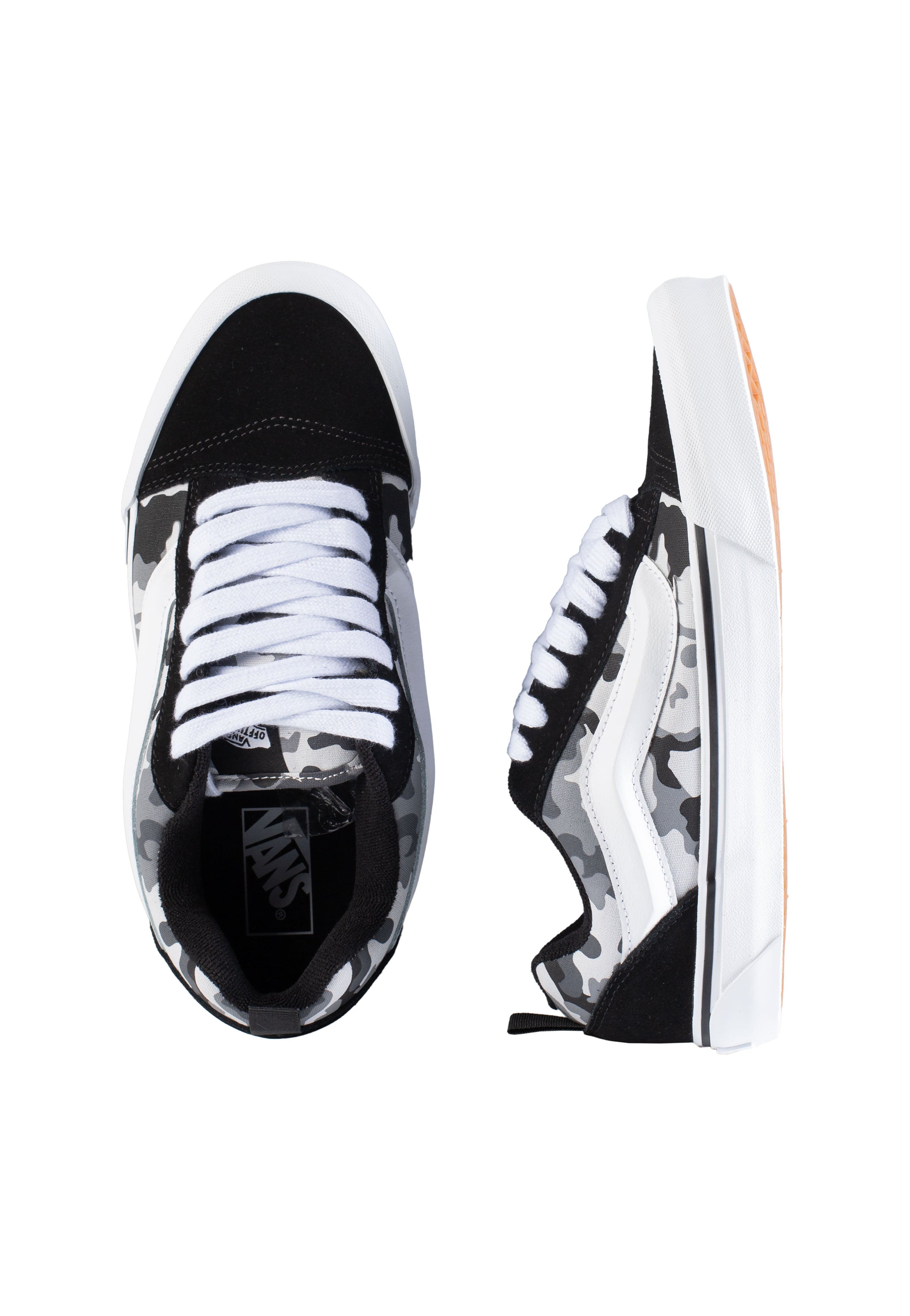 Vans - Knu Skool Camo Black/White - Shoes | Men-Image