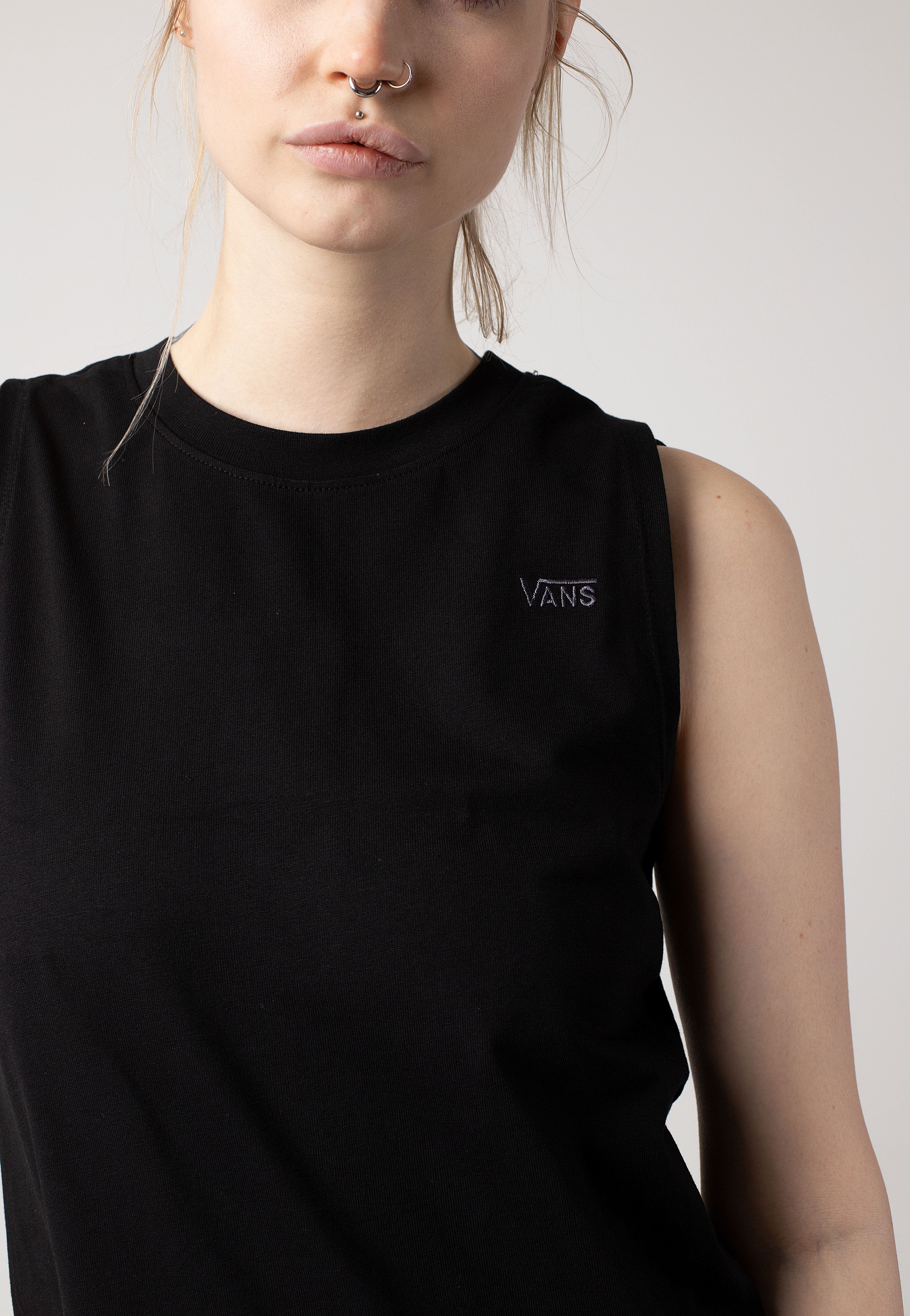 Vans - Left Chest Maxi Black - Dress | Women-Image