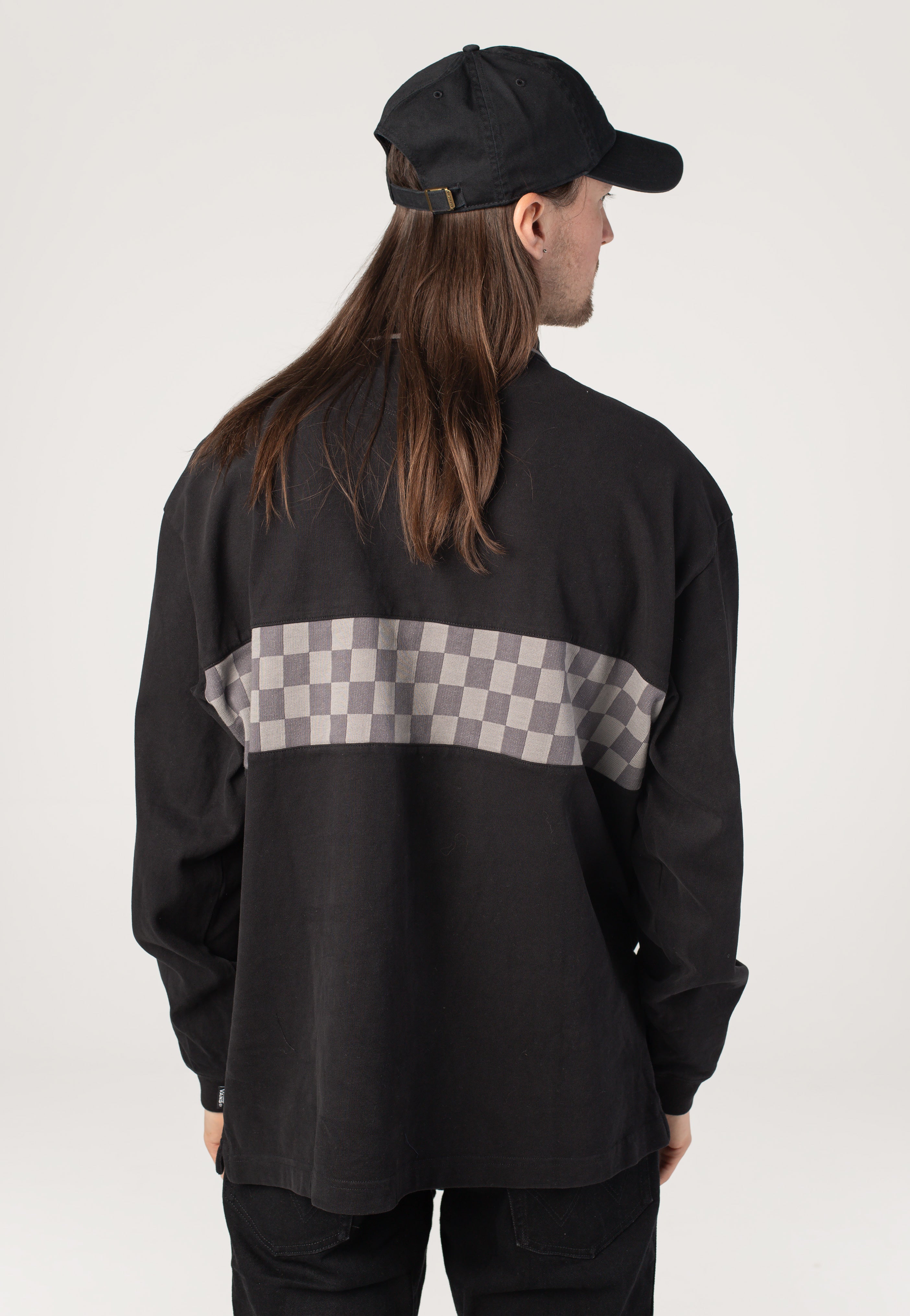 Vans - Medford Checkerboard Black - Longsleeve | Men-Image